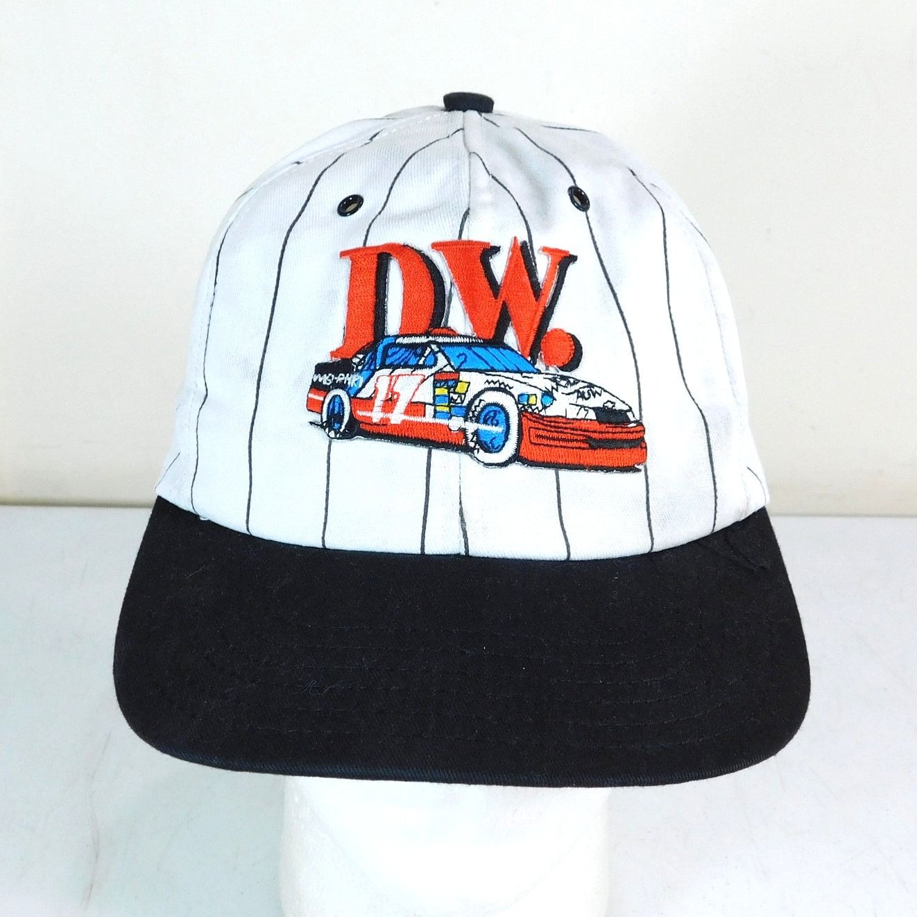 NASCAR 90s NASCAR Darrell Waltrip Snapback Hat Adjustable Pinstripe Size ONE SIZE - 1 Thumbnail