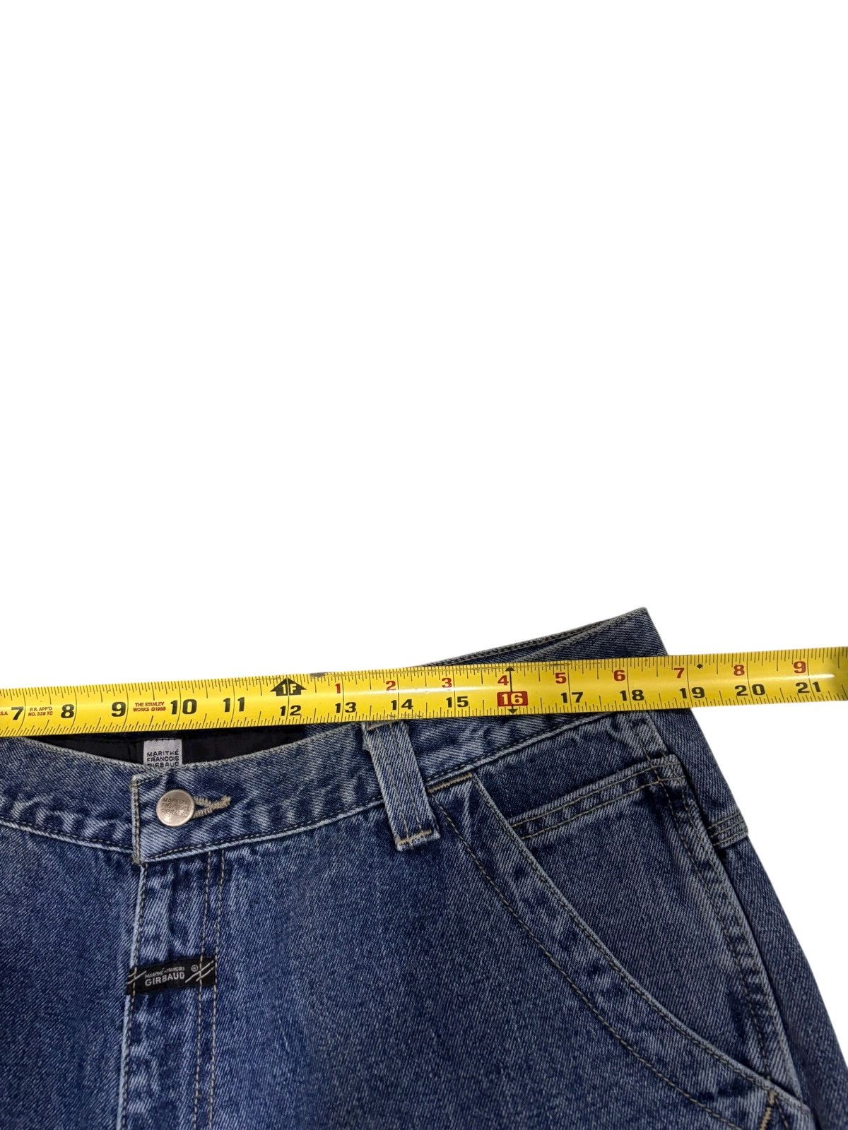 Marithe + Francois Girbaud Vintage Marithe Girbaud Jeans Size 38 Blue Denim Double Knee Size US 38 / EU 54 - 13 Thumbnail