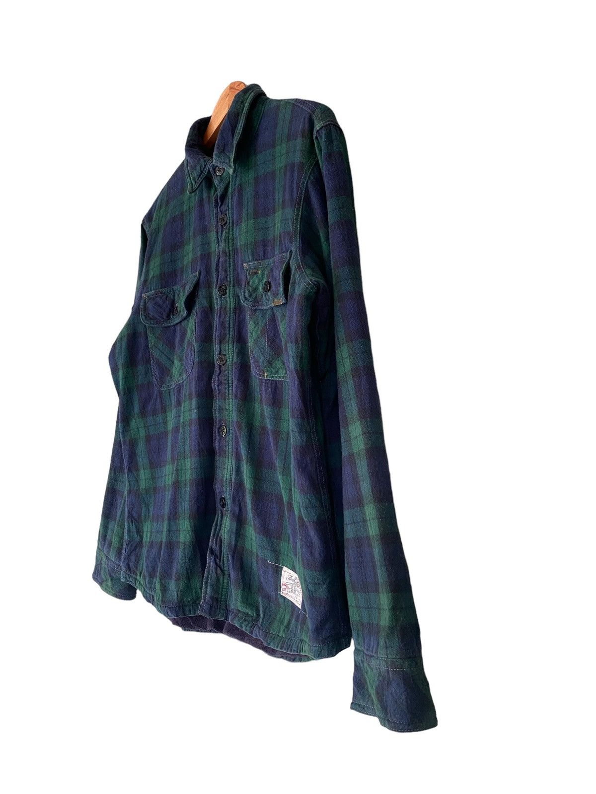 Avirex AVIREX LTD Linen Plaid Button Shirt Long Sleeve Size US XL / EU 56 / 4 - 6 Thumbnail
