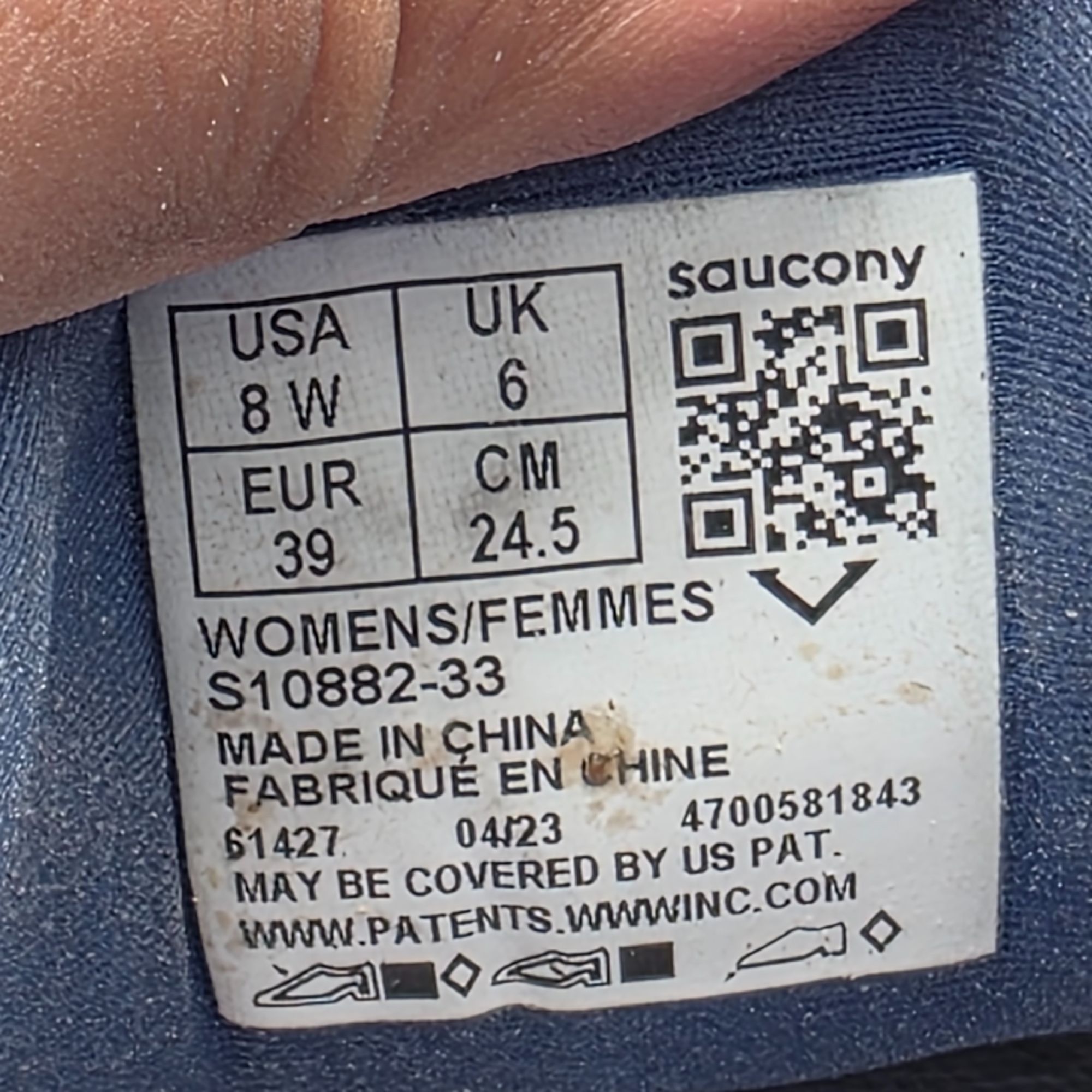 Saucony Saucony Triumph 21 Womens Size 8 Wide Blue Athletic Shoes Ru Size US 8 / IT 38 - 7 Thumbnail