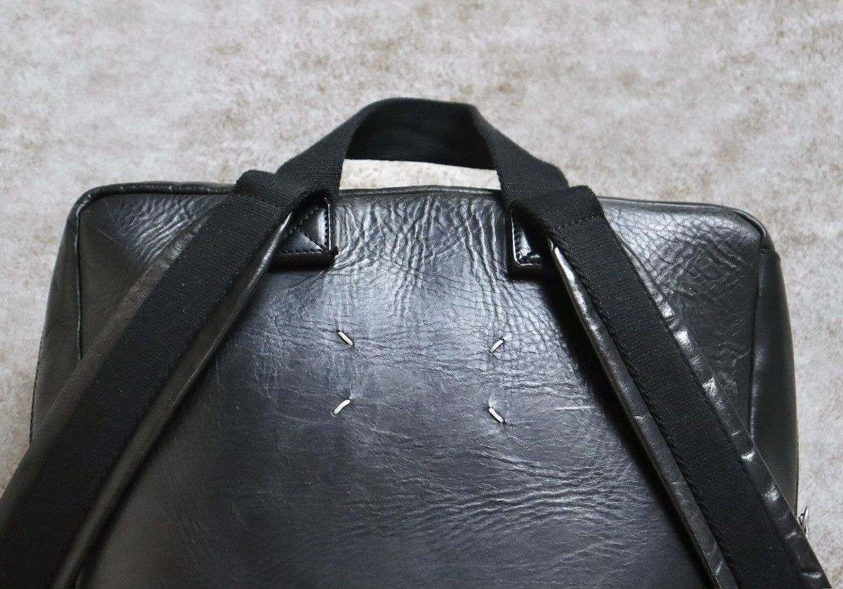Maison Margiela Maison Martin Margiela Leather Backpack，black Size ONE SIZE - 7 Thumbnail