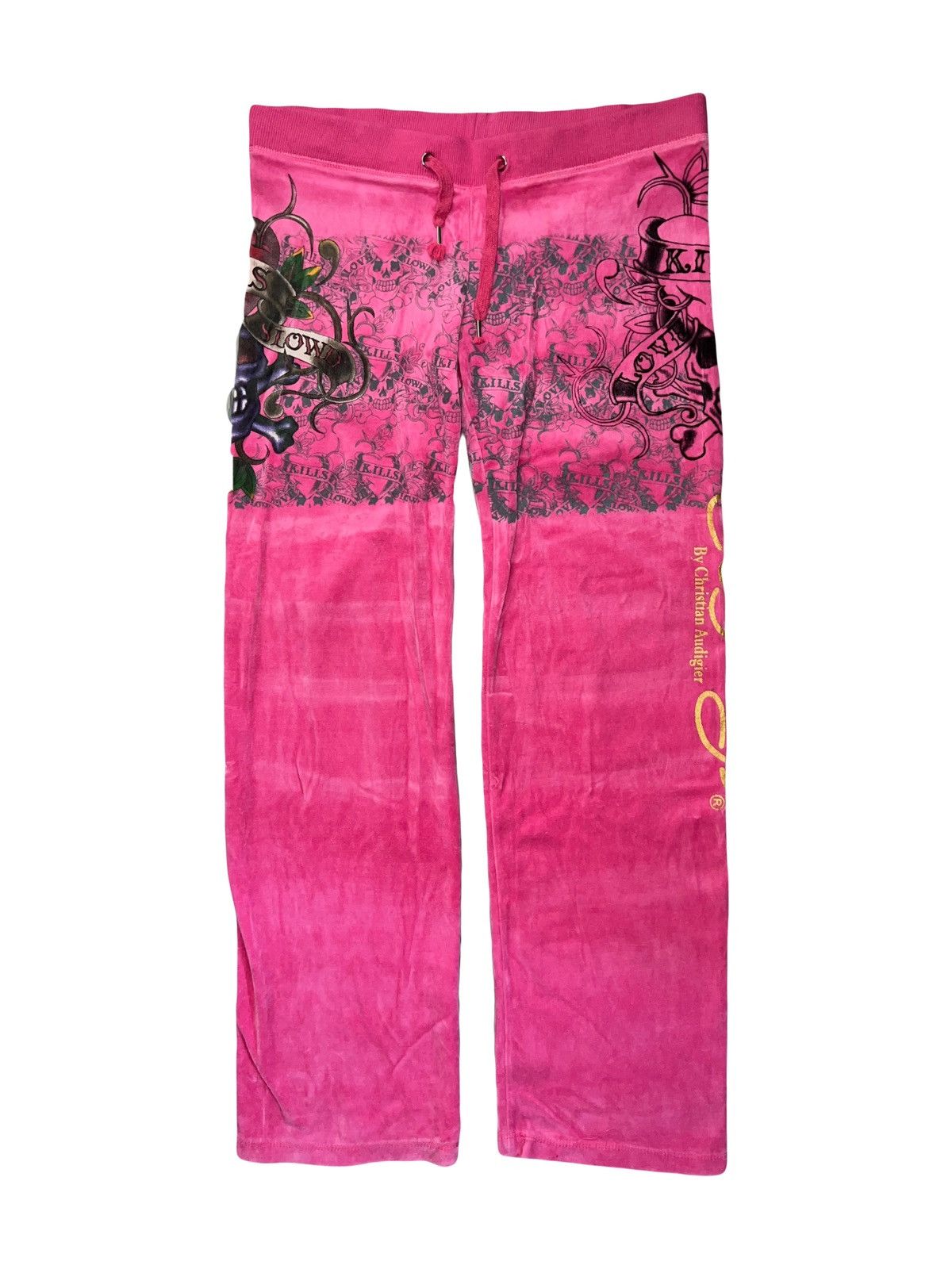 Ed Hardy Ed Hardy velvet skull sweatpants 💗☠️ Size 28" / US 6 / IT 42 - 5 Thumbnail