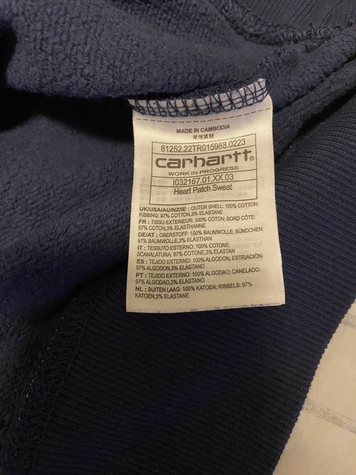 Carhartt Wip Carhartt WIP Heart Patch Sweatshirt XXL Size US XXL / EU 58 / 5 - 8 Thumbnail