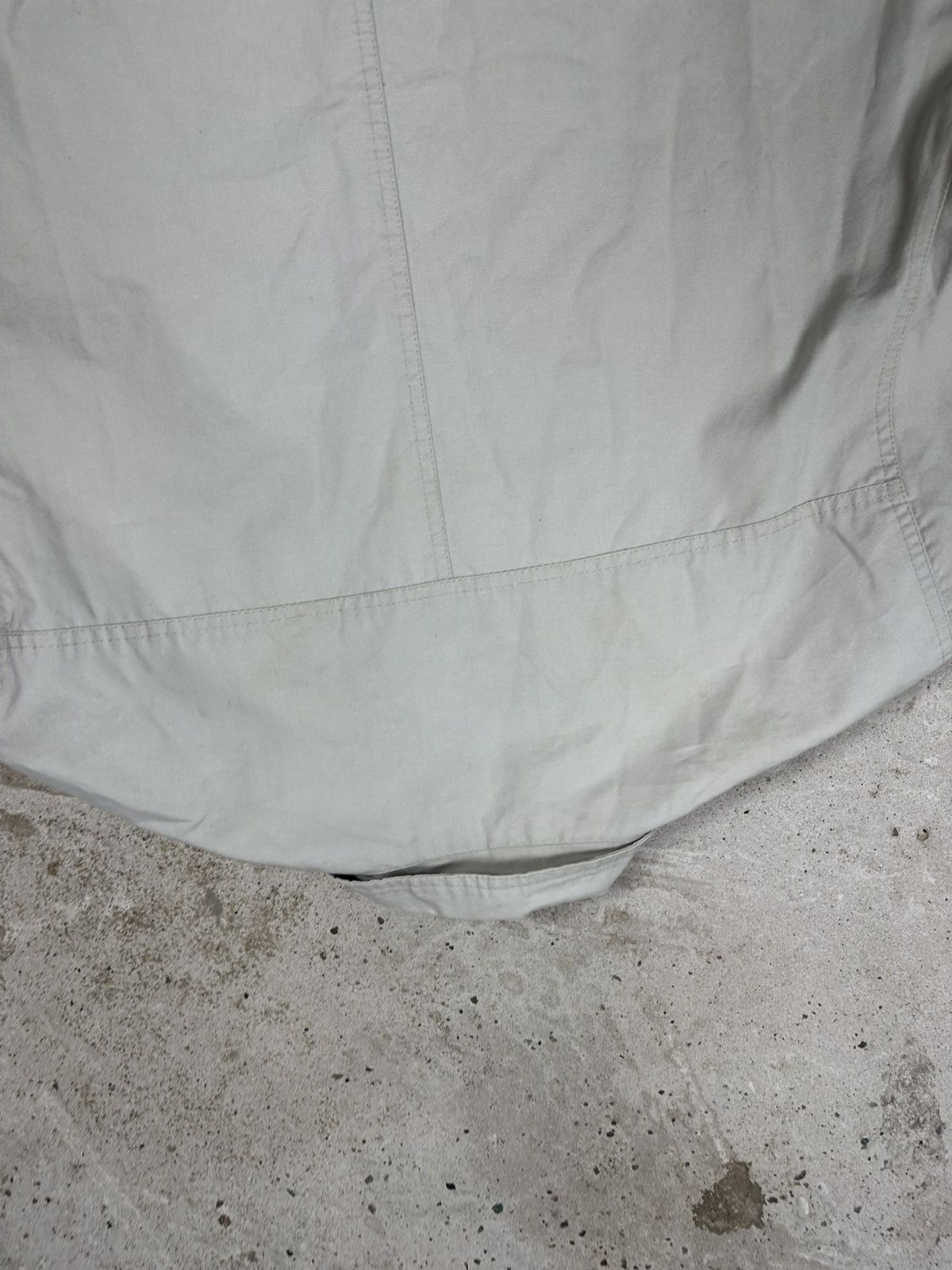 Japanese Brand × Vintage Vintage Y2K Work Style Utility Beige Bomber Jacket Size US L / EU 52-54 / 3 - 15 Thumbnail