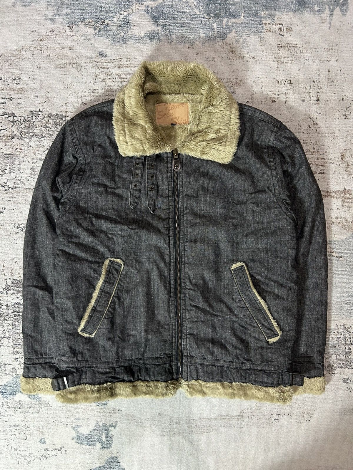 Japanese Brand × Vintage 2000s Never Seen Thing Fur Jacket Size US L / EU 52-54 / 3 - 2 Thumbnail