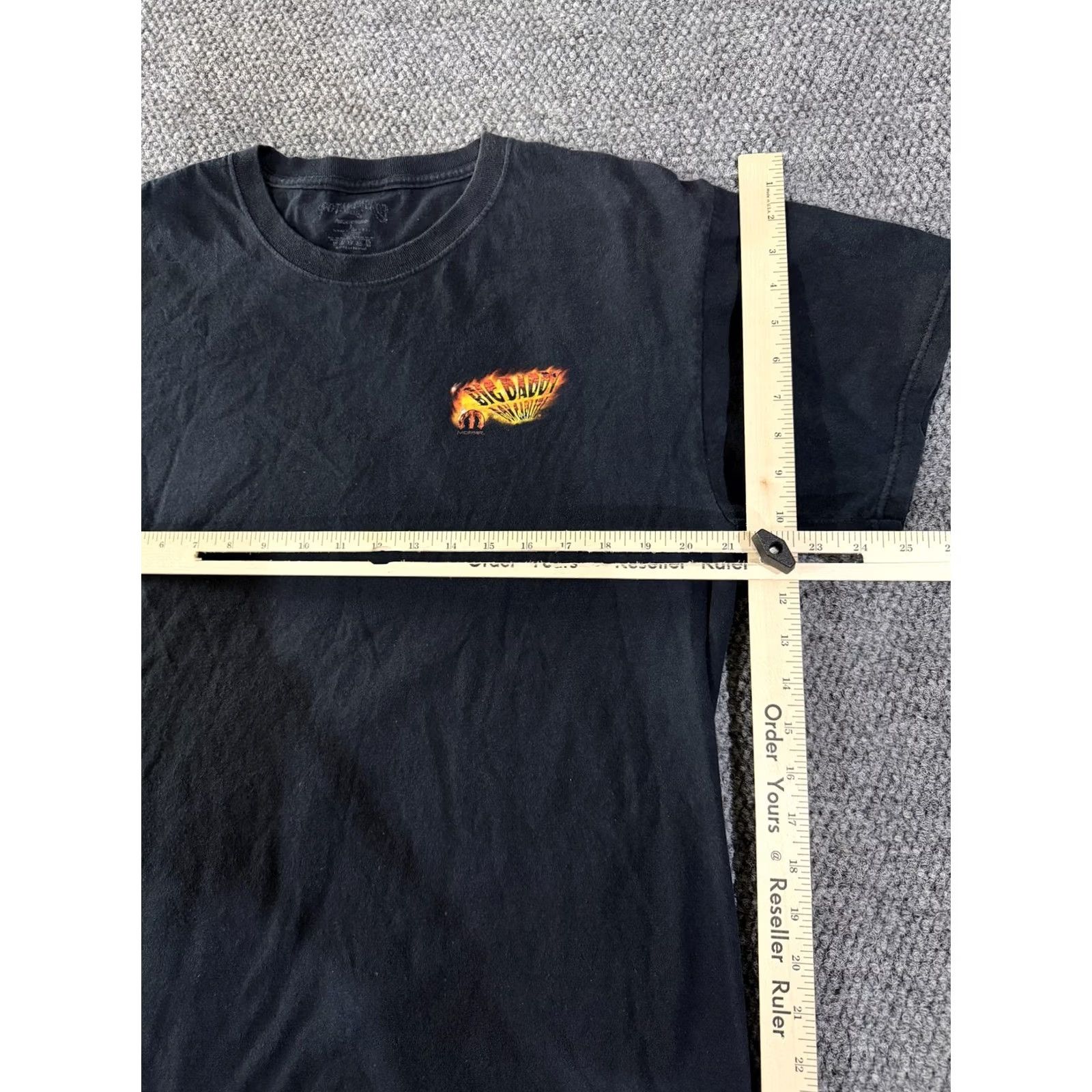 Vintage Total Impact Shirt Mens L Black Big Daddy Don Garlits Mopar Flames Racing Tee Size US L / EU 52-54 / 3 - 7 Thumbnail