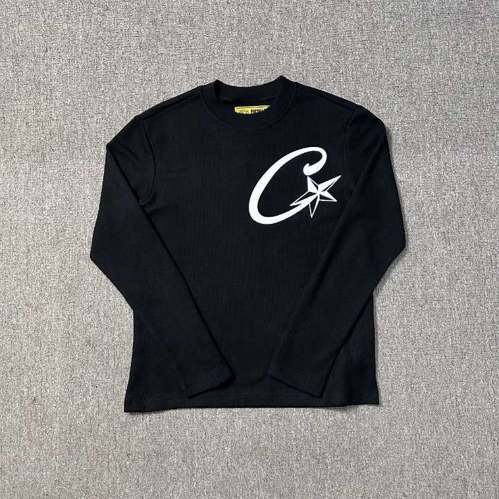 Corteiz CORTEIZ OG ALCATRAZ TEE BLACK/YELLOW | Grailed