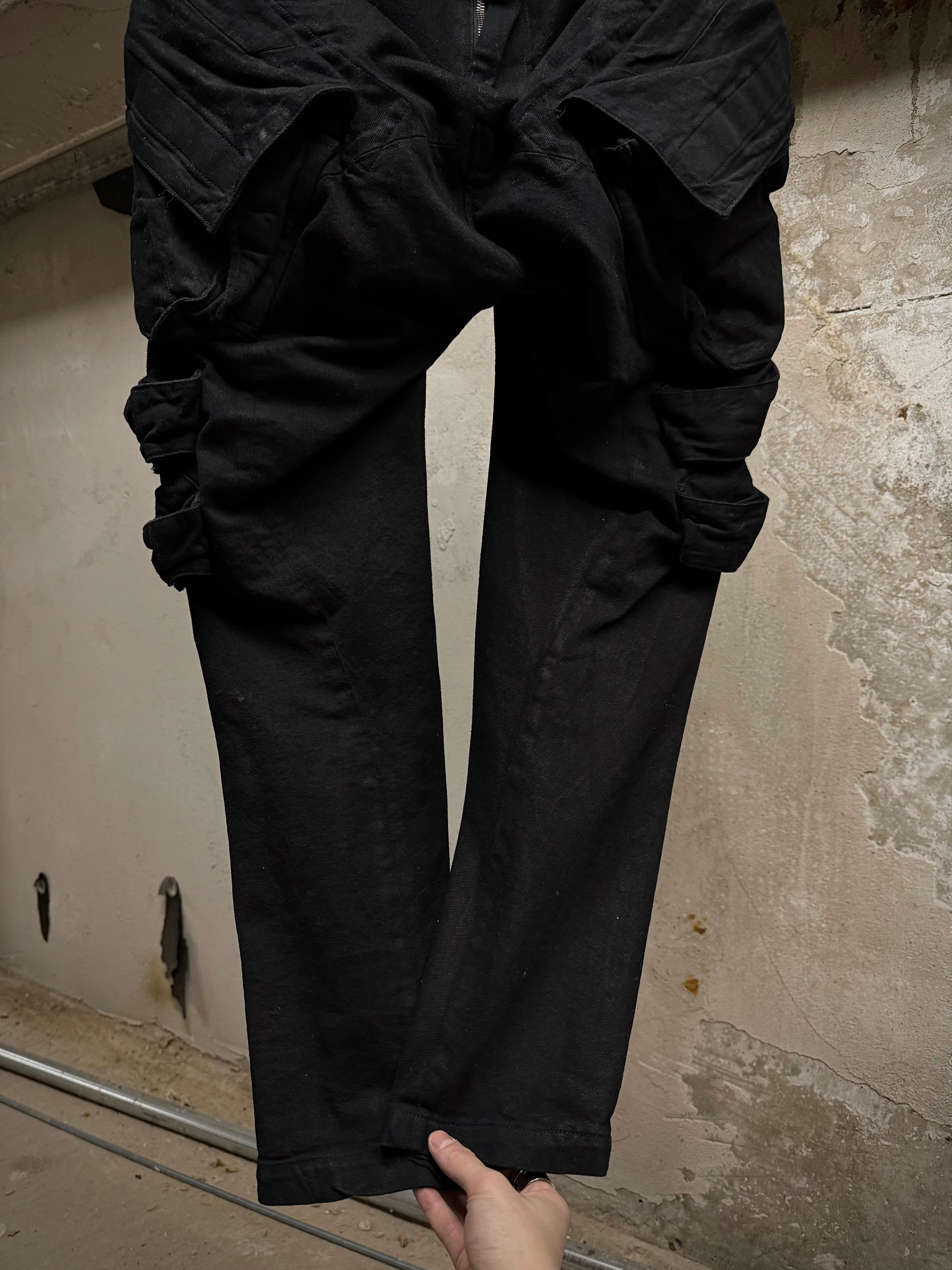 Julius Julius Waxed Velcro Gas-Mask Cargo Denim Size US 30 / EU 46 - 6 Thumbnail