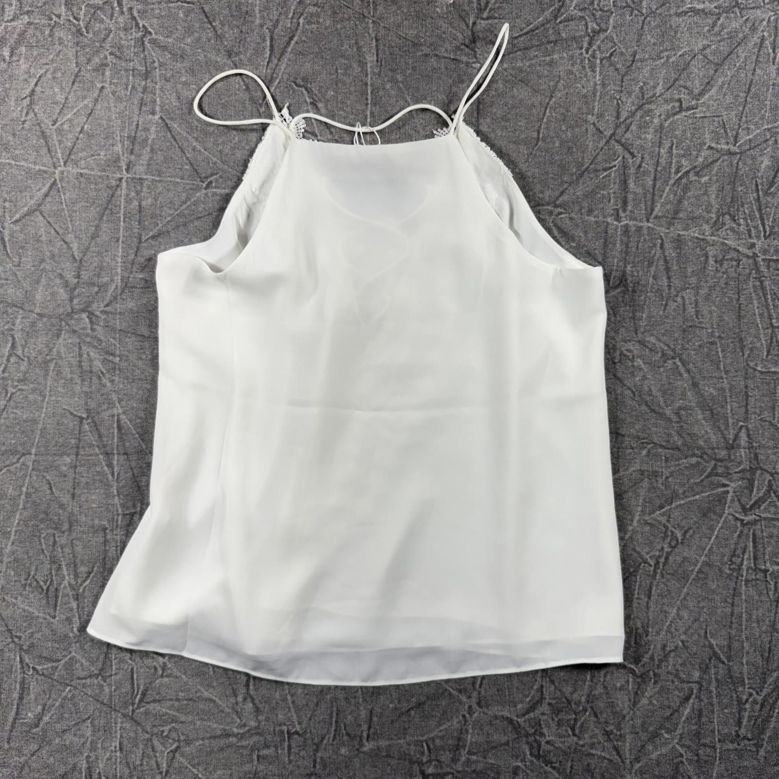 Other Wayf Blouse Women's M White Ivory Lace Crochet Sleeveless Size M / US 6-8 / IT 42-44 - 5 Thumbnail