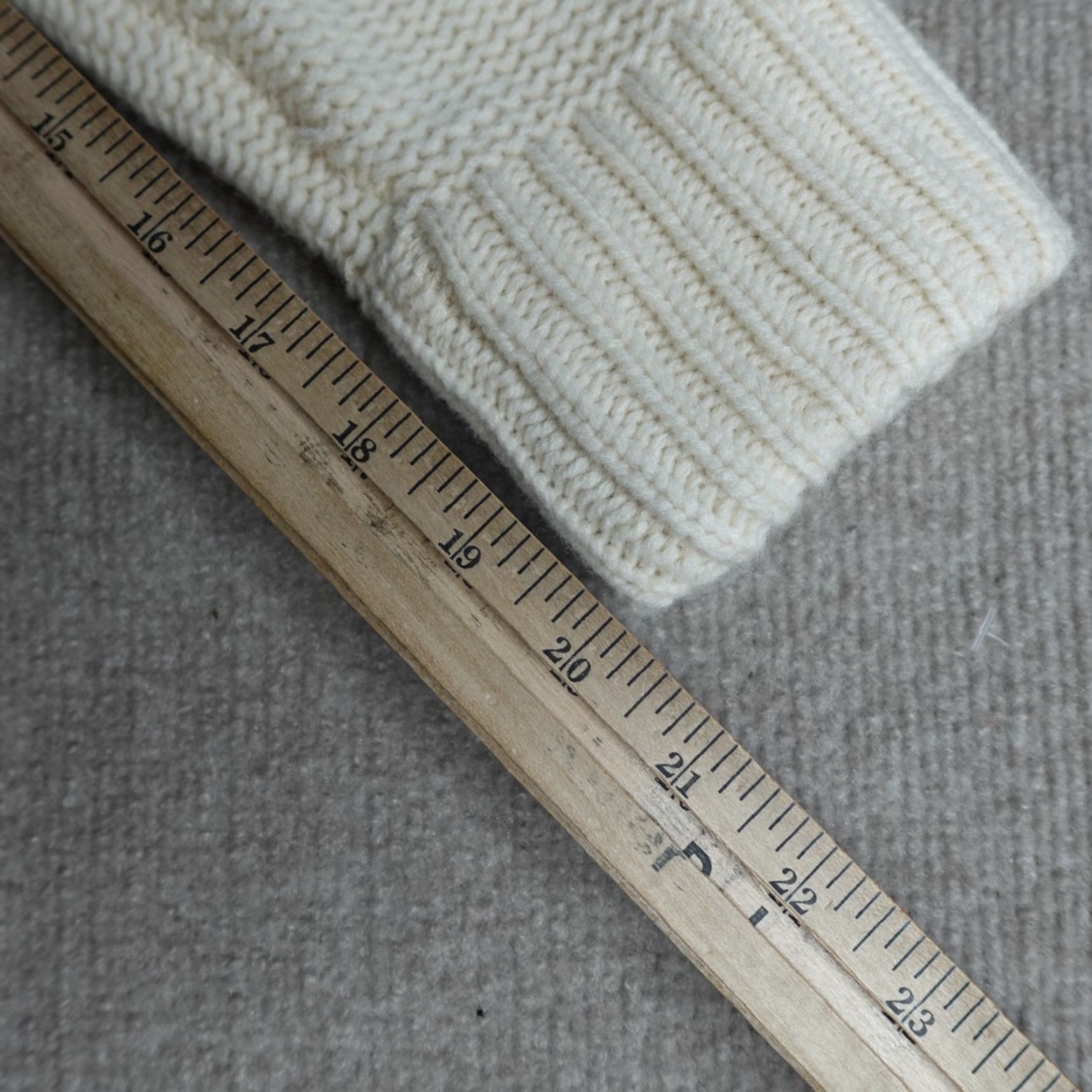 Lands' End VINTAGE Lands' End Cowichan Sweater Medium Ivory Shawl Collar 100% Lambswool Cardigan Mens Size US M / EU 48-50 / 2 - 5 Thumbnail