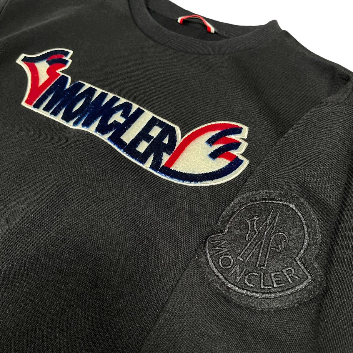 Moncler Moncler Genius 2 Moncler 1952 Black Logo Sweatshirt Size US L / EU 52-54 / 3 - 9 Thumbnail