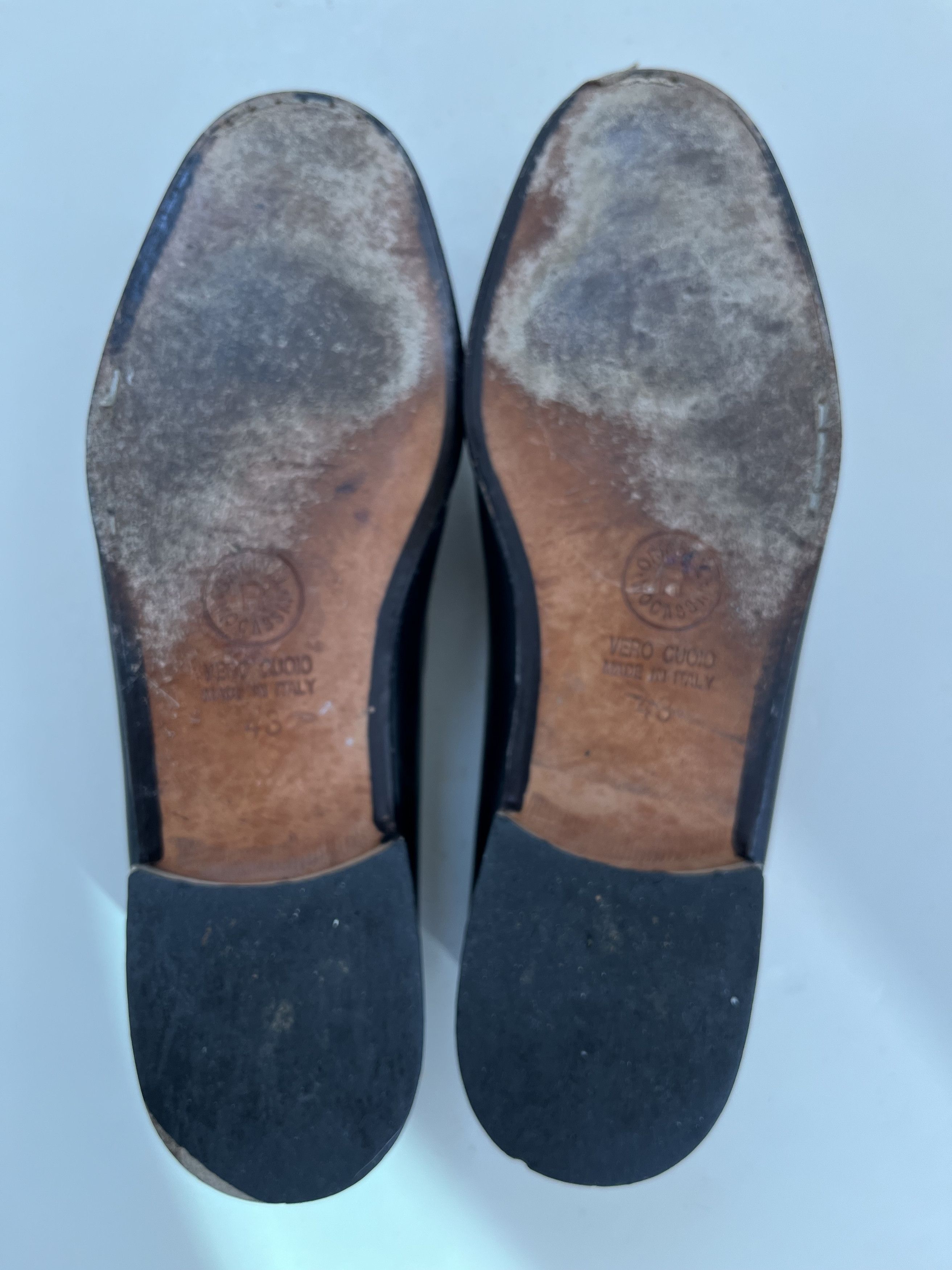 David Eden × Shipton & Heneage Black Leather Dress Loafer with Red Horsebit Accent Size US 10 / EU 43 - 7 Thumbnail
