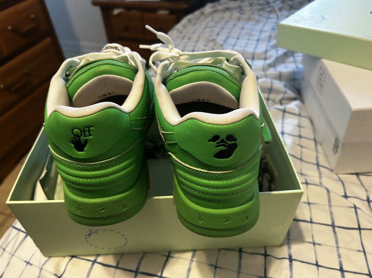 Off-White Off-White Out of Office “off white” Green Size US 8 / EU 41 - 4 Thumbnail
