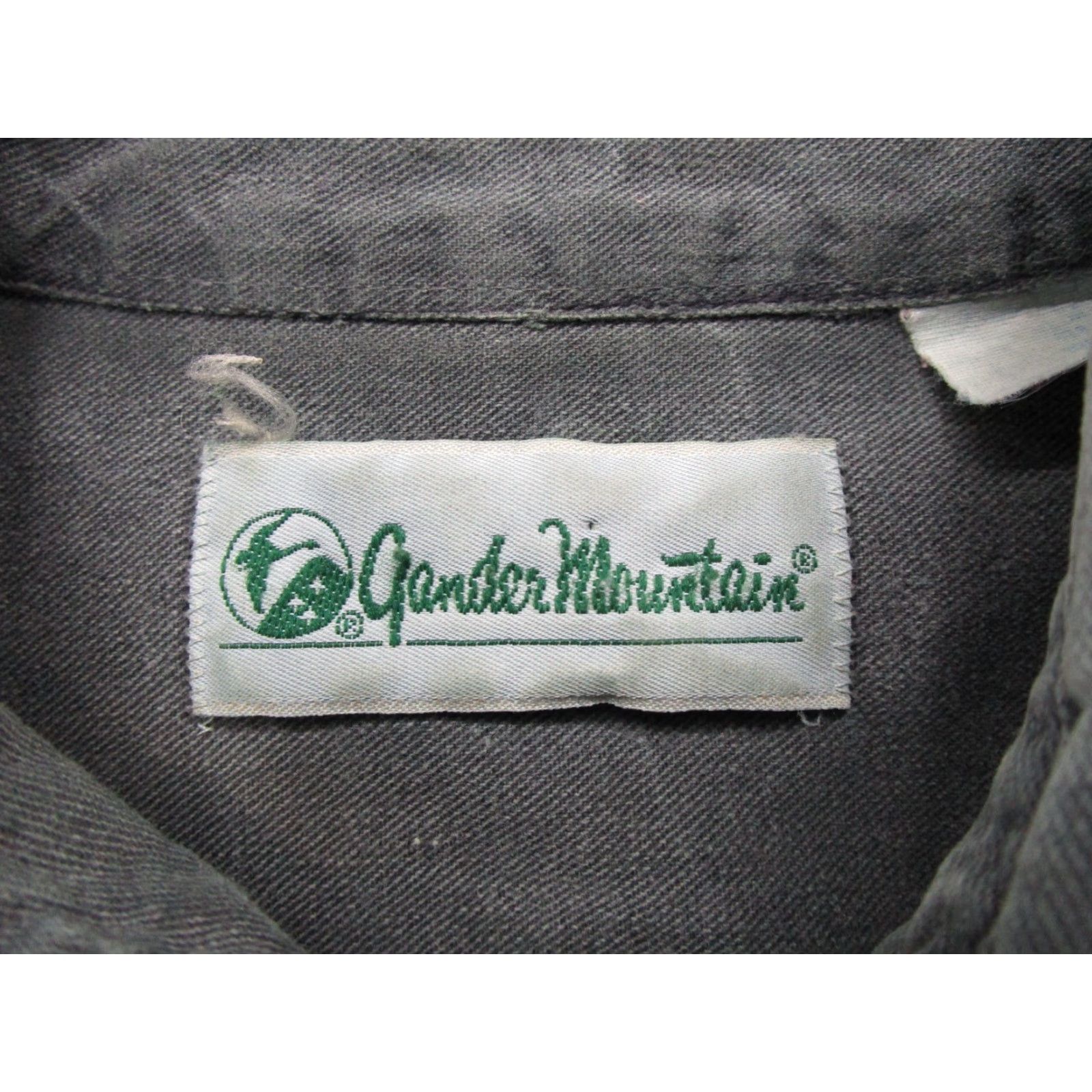 Vintage VINTAGE Gander Mountain Shirt Short Sleeve Button-Up USA Made Gray 90s Mens Large Canvas Western Outdoor 90s (read) Size US L / EU 52-54 / 3 - 2 Thumbnail