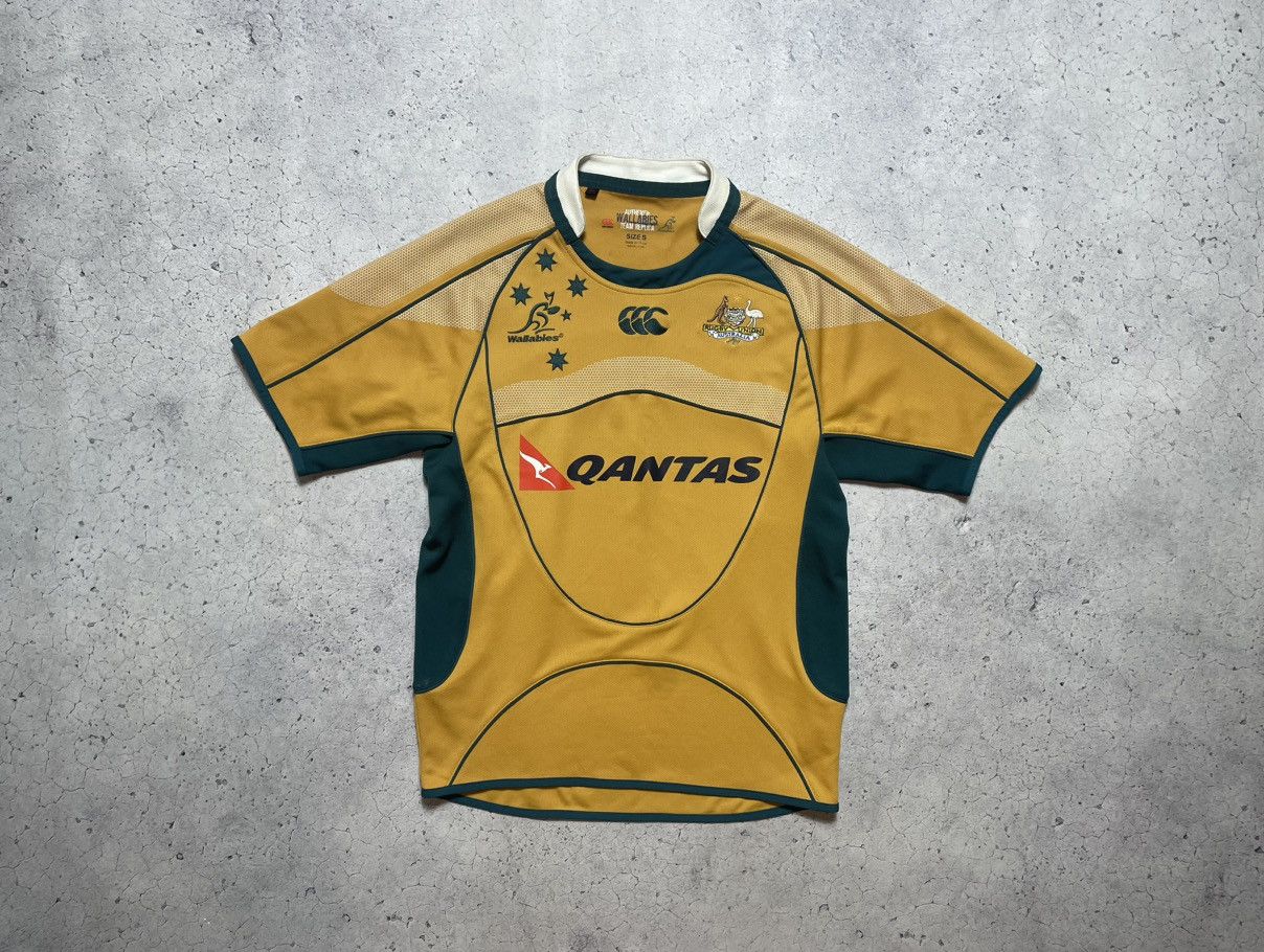 Canterbury of New Zealand Vintage Canterbury Wallabies Australia Rugby Union Shirt Size US S / EU 44-46 / 1 - 1 Thumbnail