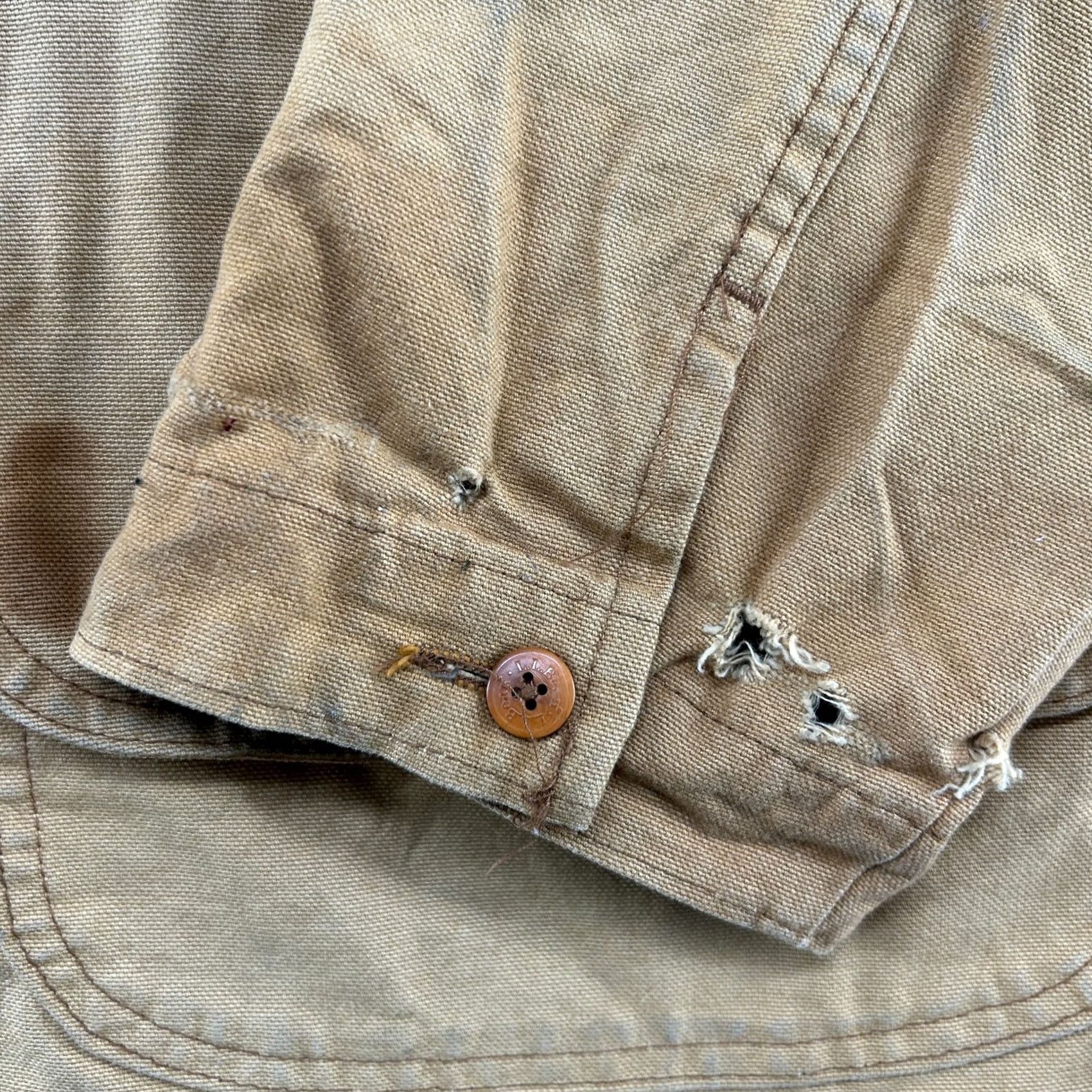 Vintage VINTAGE L.L. Bean Jacket Mens M Brown Canvas Cotton USA 70s 80s Chore Barn Coat Parka Size US M / EU 48-50 / 2 - 3 Thumbnail