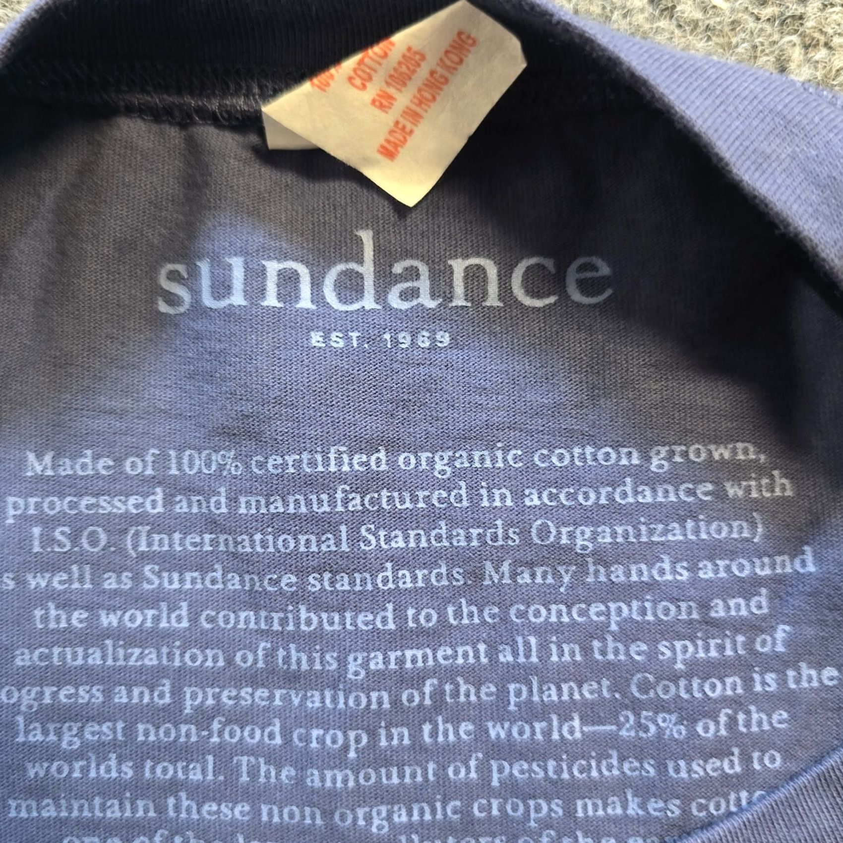 Vintage Sundance Top Women XL Blue Long Sleeve Crew Neck Horseshoe Equestrian Basic Shirt Size XL / US 12-14 / IT 48-50 - 5 Thumbnail