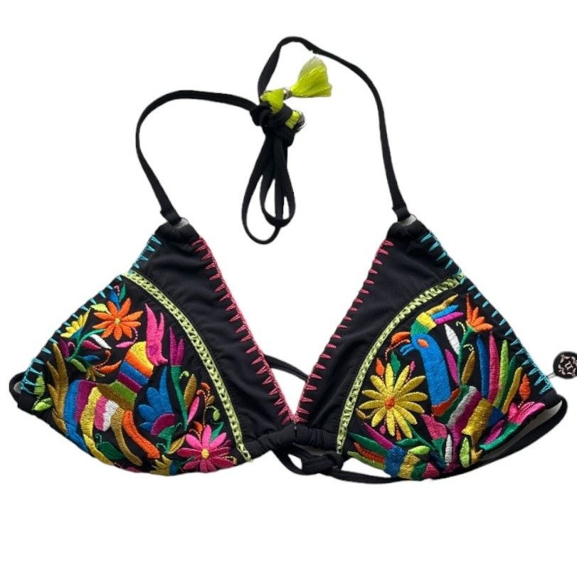 Nanette Lepore NANETTE LEPORE Marietas Embroidered Bikini Set, XS Size XS / US 0-2 / IT 36-38 - 3 Thumbnail