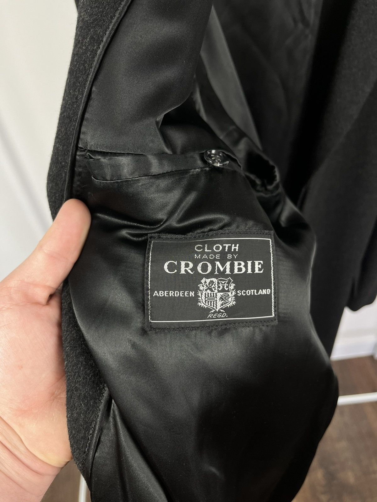 Other Vintage Men’s Wool Crombie Overcoat Wool Long Coat Size US XL / EU 56 / 4 - 7 Thumbnail