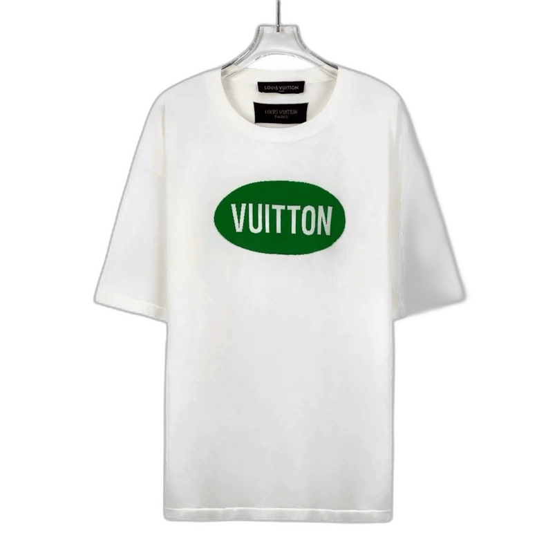 Louis Vuitton Louis Vuitton White Cotton Logo T -2505 Size M / US 6-8 / IT 42-44 - 1 Thumbnail
