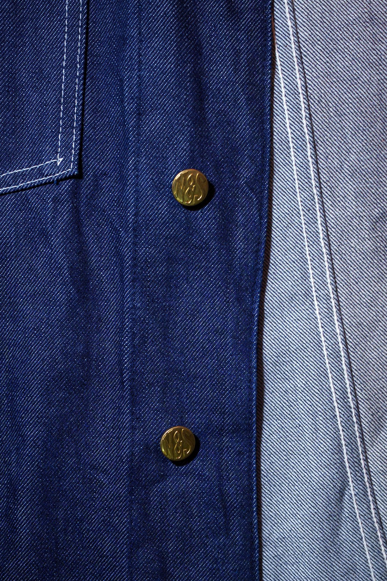 Other N&S Sanforized Denim Chore Coat Workwear Jacket Size US XXS / EU 40 - 3 Thumbnail