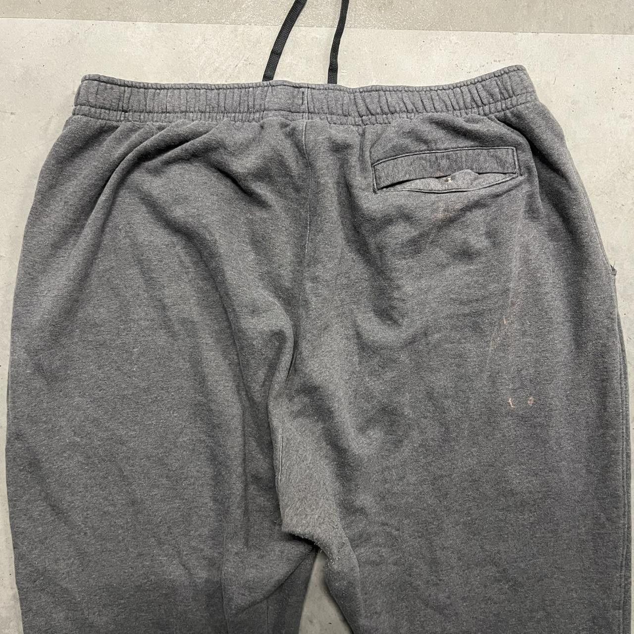 Nike Vintage Y2K/2000s Nike Grey Sweatpants with Bleach splatter and baggy fit! Size US 40 / EU 56 - 6 Thumbnail
