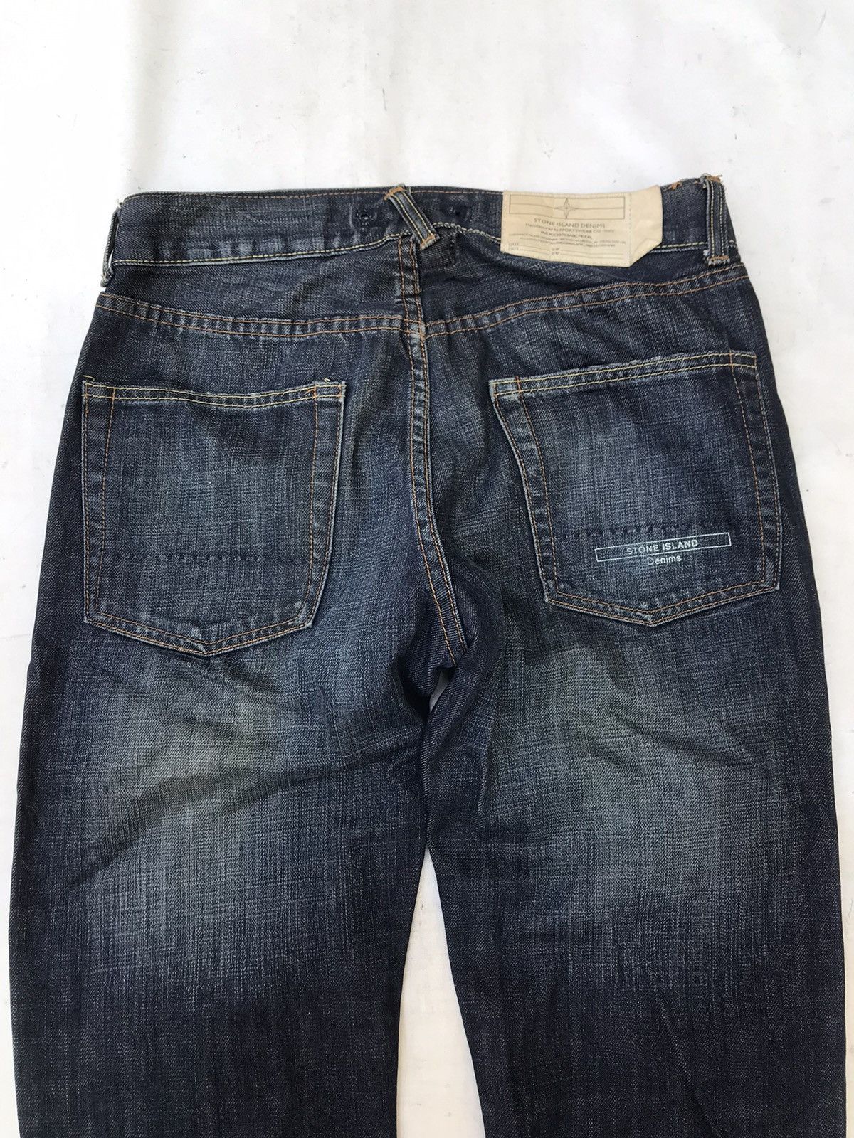 Massimo Osti × Stone Island Vintage Stone Island Denim jeans five pocket STONE ISLAND Size US 30 / EU 46 - 1 Thumbnail