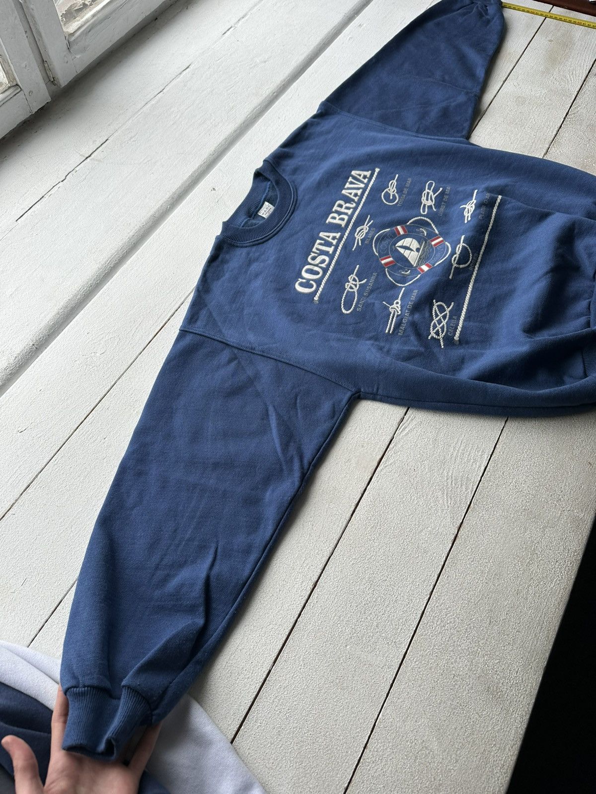 Other × Vintage 🚨Vintage 90s COSTA BRAVA SPAIN RARE Sweatshirt y2k BIG LOGO Size US L / EU 52-54 / 3 - 3 Thumbnail