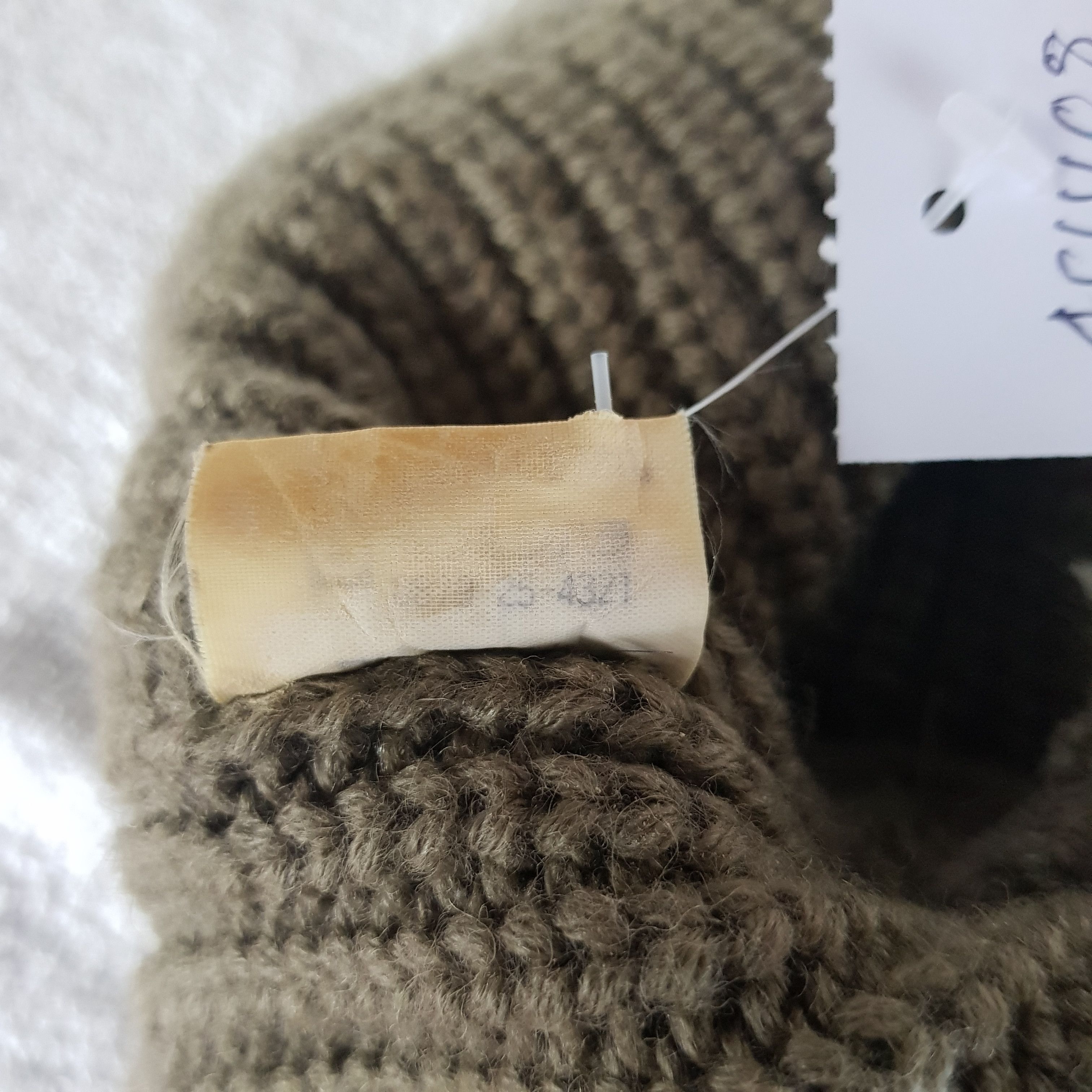 Lancel Vintage 90s Lancel Beanie Cable Knit Aran Isle Snow Caps Hat Size ONE SIZE - 6 Thumbnail