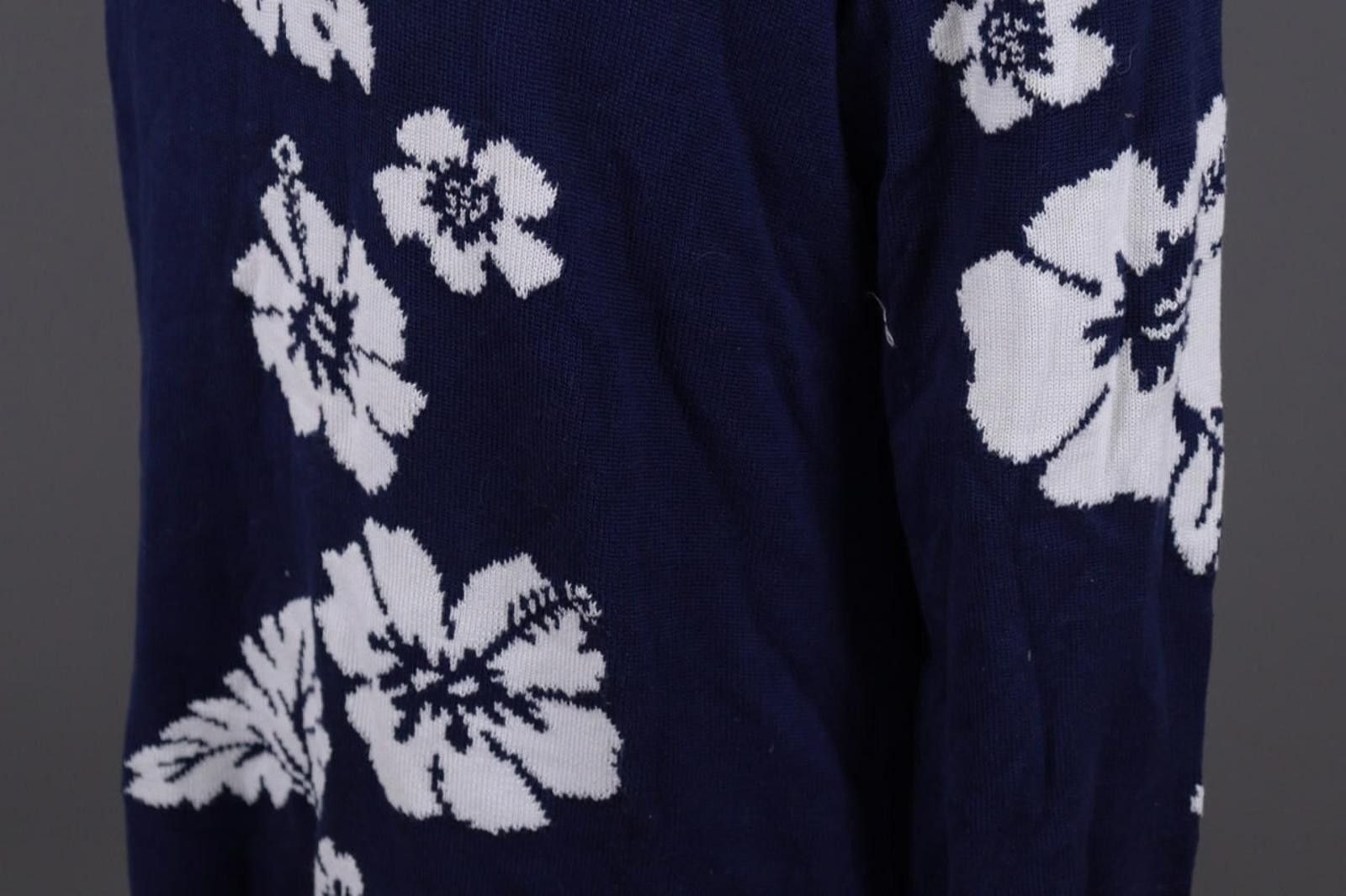 Escada Escada Margaretha Ley Blue Floral Dress Size 36 Size M / US 6-8 / IT 42-44 - 9 Thumbnail