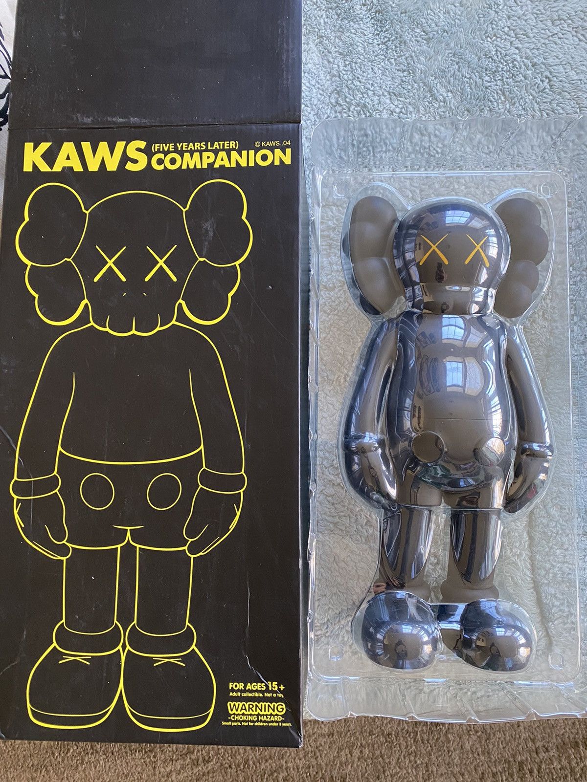 Kaws Five Years Later Companion black 100% authentic