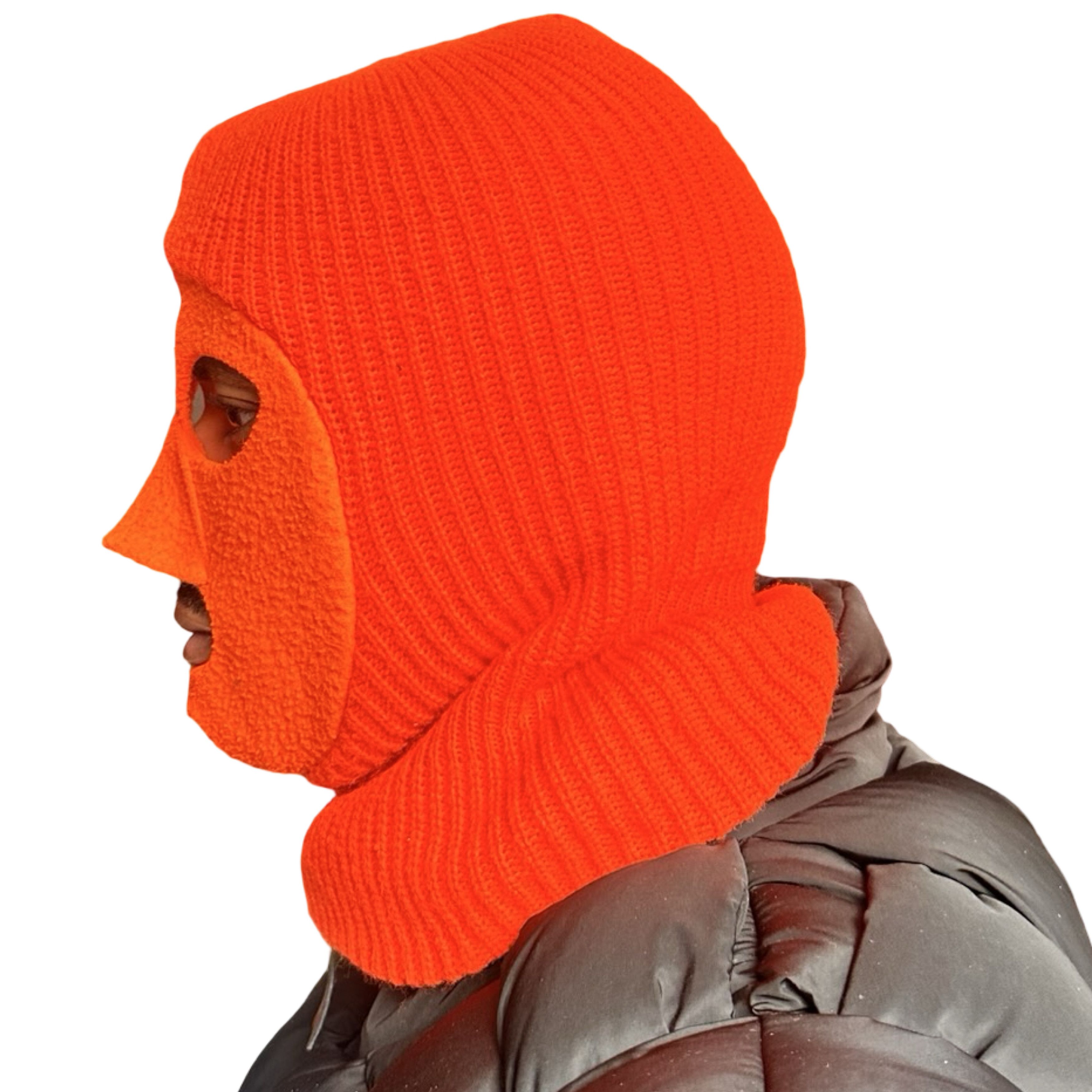 Other Vintage Orange Ski Mask Winter Balaclava Size ONE SIZE - 4 Thumbnail