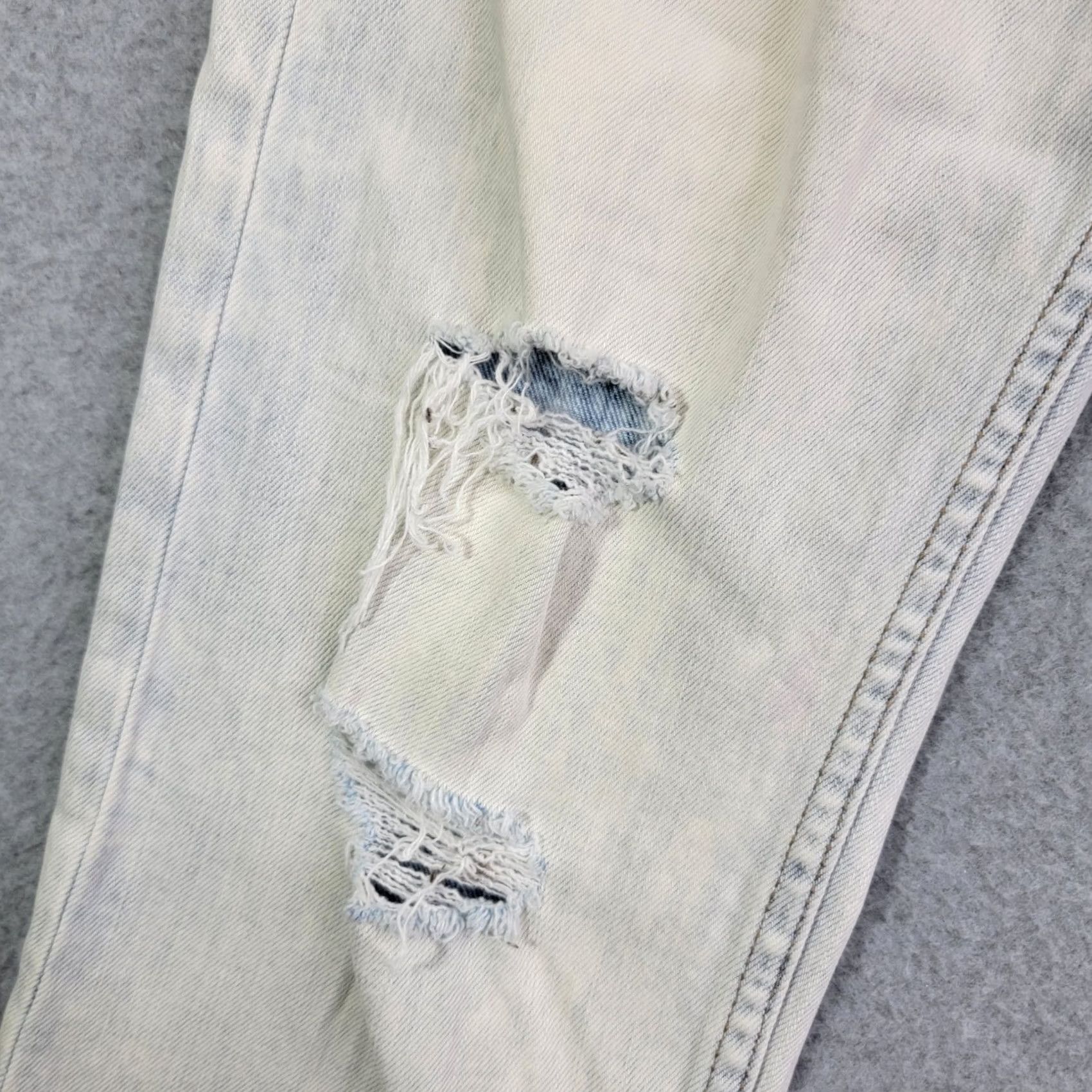 American Eagle Outfitters American Eagle Jeans Men 31x25 Slim Skinny Distressed Blue Denim Core Flex 5-Pocket 31 in Inseam Mens Size US 31 - 2 Thumbnail