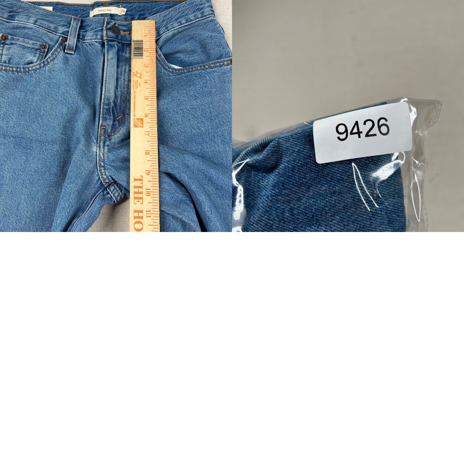 Levi's VINTAGE Levi's Premium Jeans Womens 24 Baggy Dad Relaxed Skater Mid Wash Denim Grunge Size 42" / US 20 - 9 Thumbnail