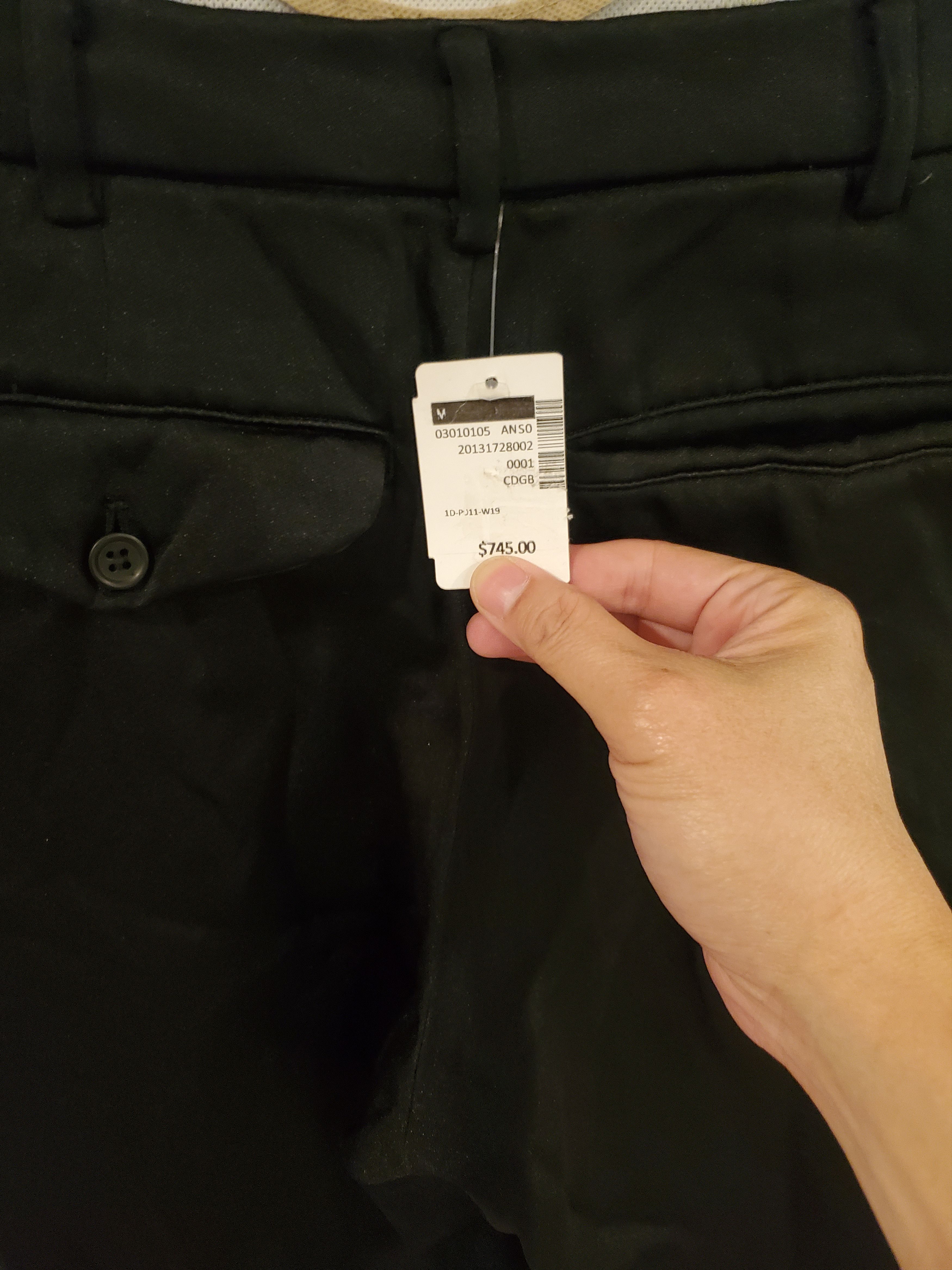 Comme des Garcons Black Side Stripe Cropped Pants Size US 30 / EU 46 - 9 Thumbnail
