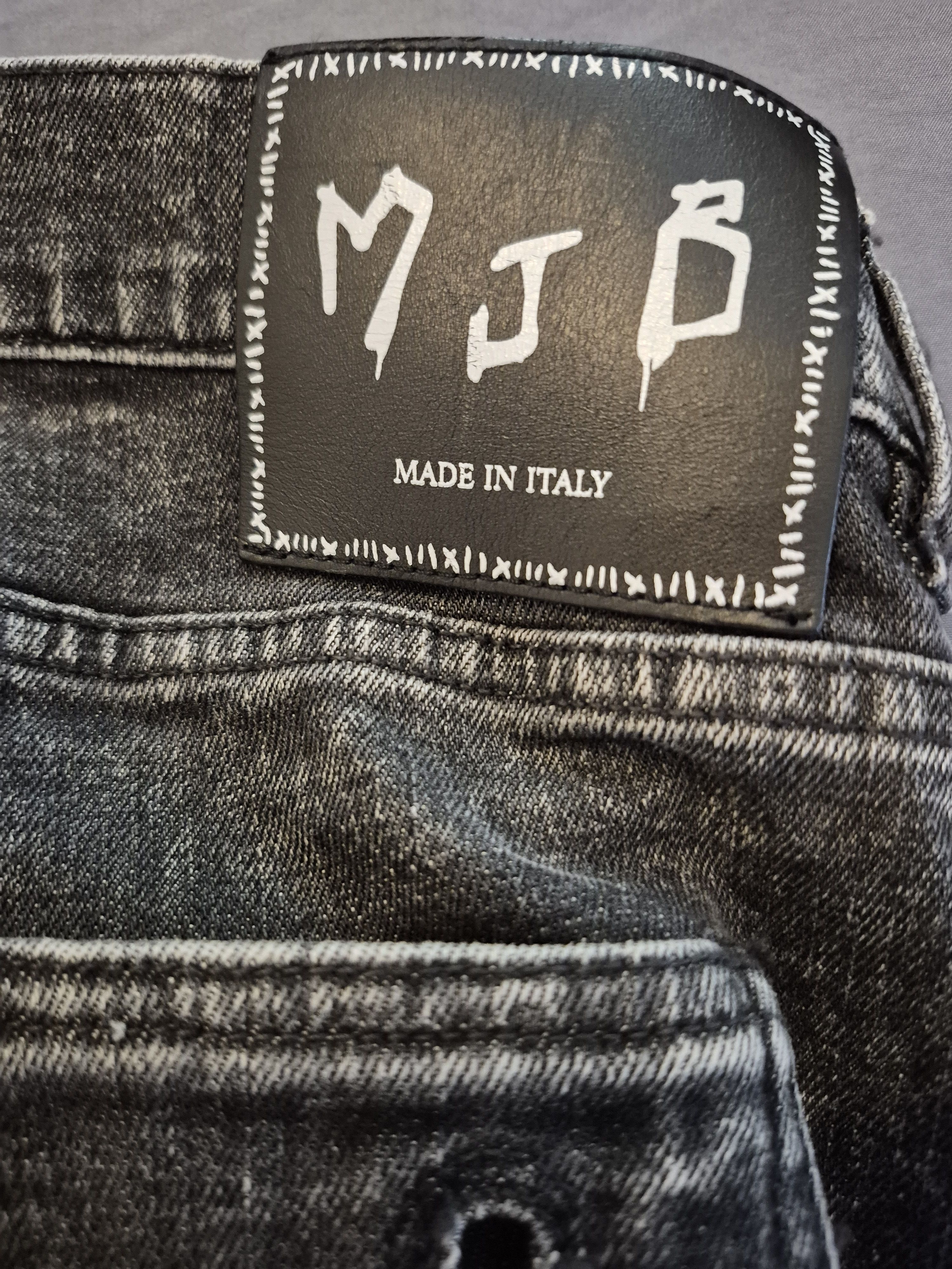 Marc Jacques Burton MJB Marc Jacques Burton Black Stack Acid Wash Jeans Size US 32 / EU 48 - 6 Thumbnail
