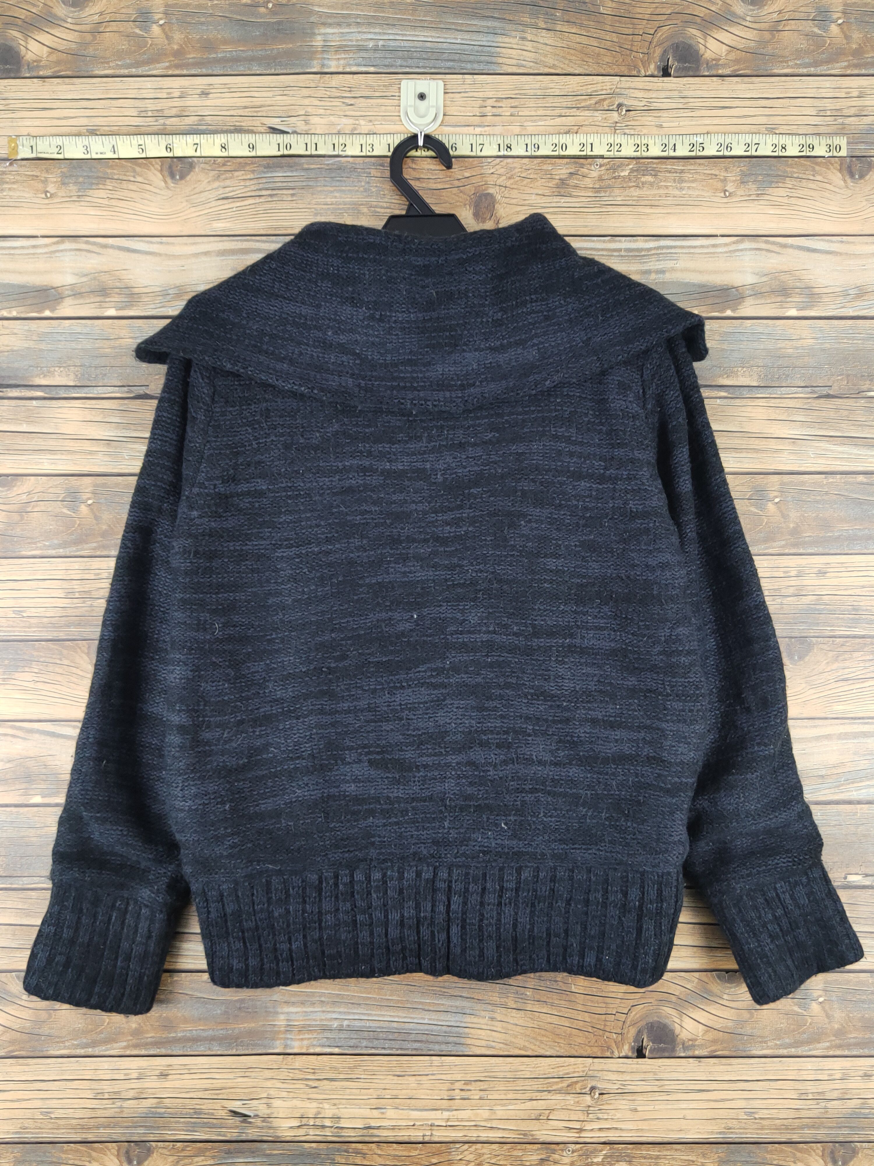 Homespun Knitwear × Japanese Brand Lepsim-Lowrys Farm Black Knitwear Sweaters #1251 Size M / US 6-8 / IT 42-44 - 7 Thumbnail
