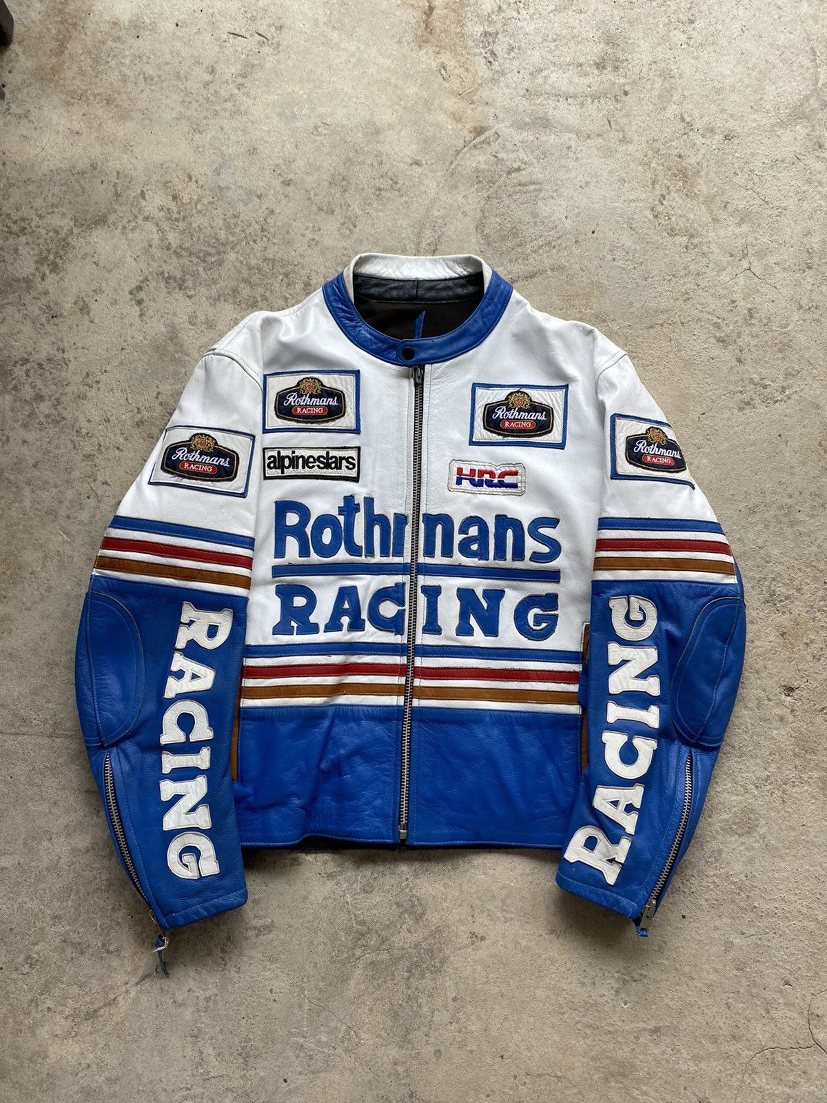 image of Formula Uno Williams Rothmans Racing Jacket in White, Men's (Size XL)