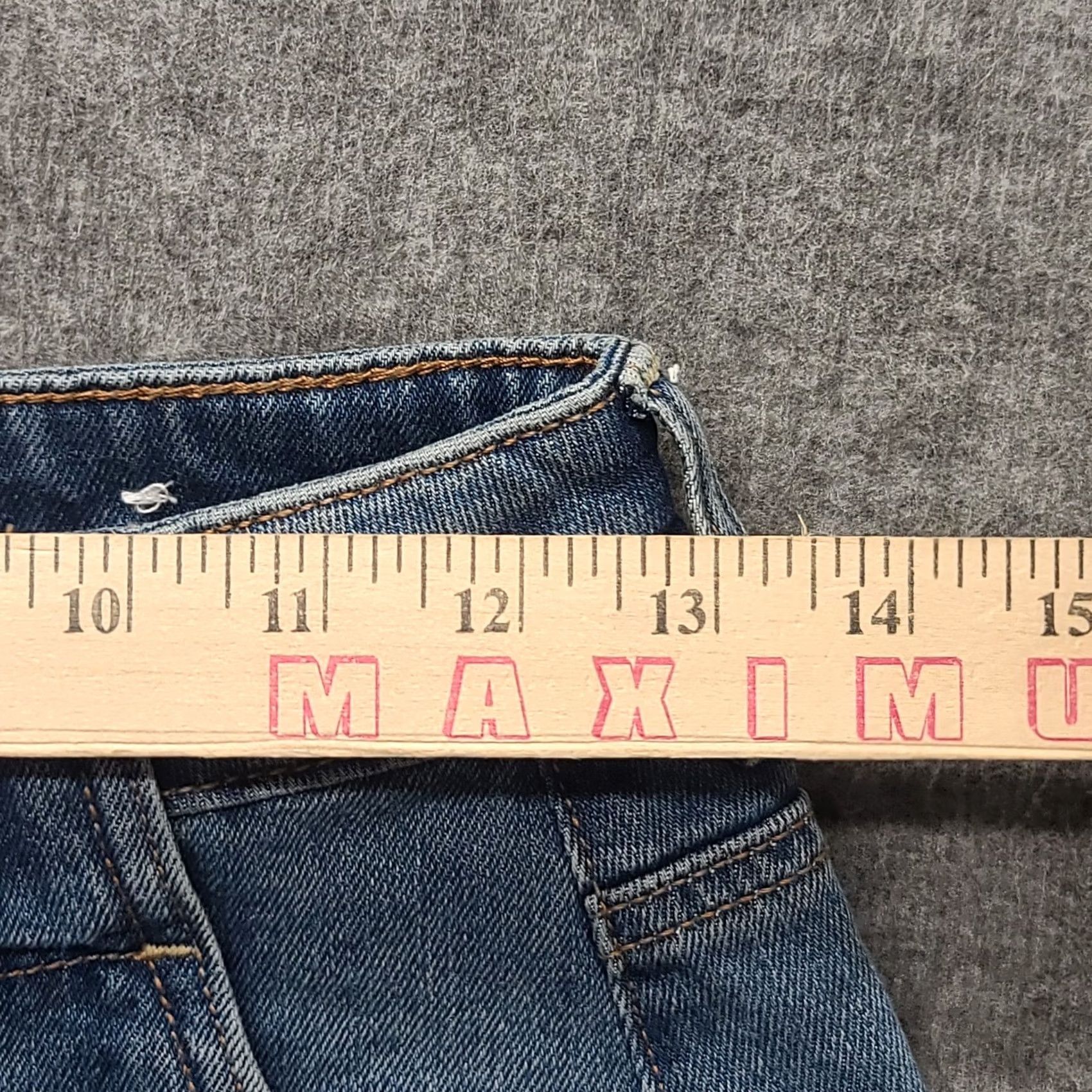 American Eagle Outfitters American Eagle Outfitters Denim Mini Skirt Womens 00 Hi-Rise Festival Regular Fit Blue 90s Skirt Short Womens Size 24" / US 00 / IT 34 - 3 Thumbnail