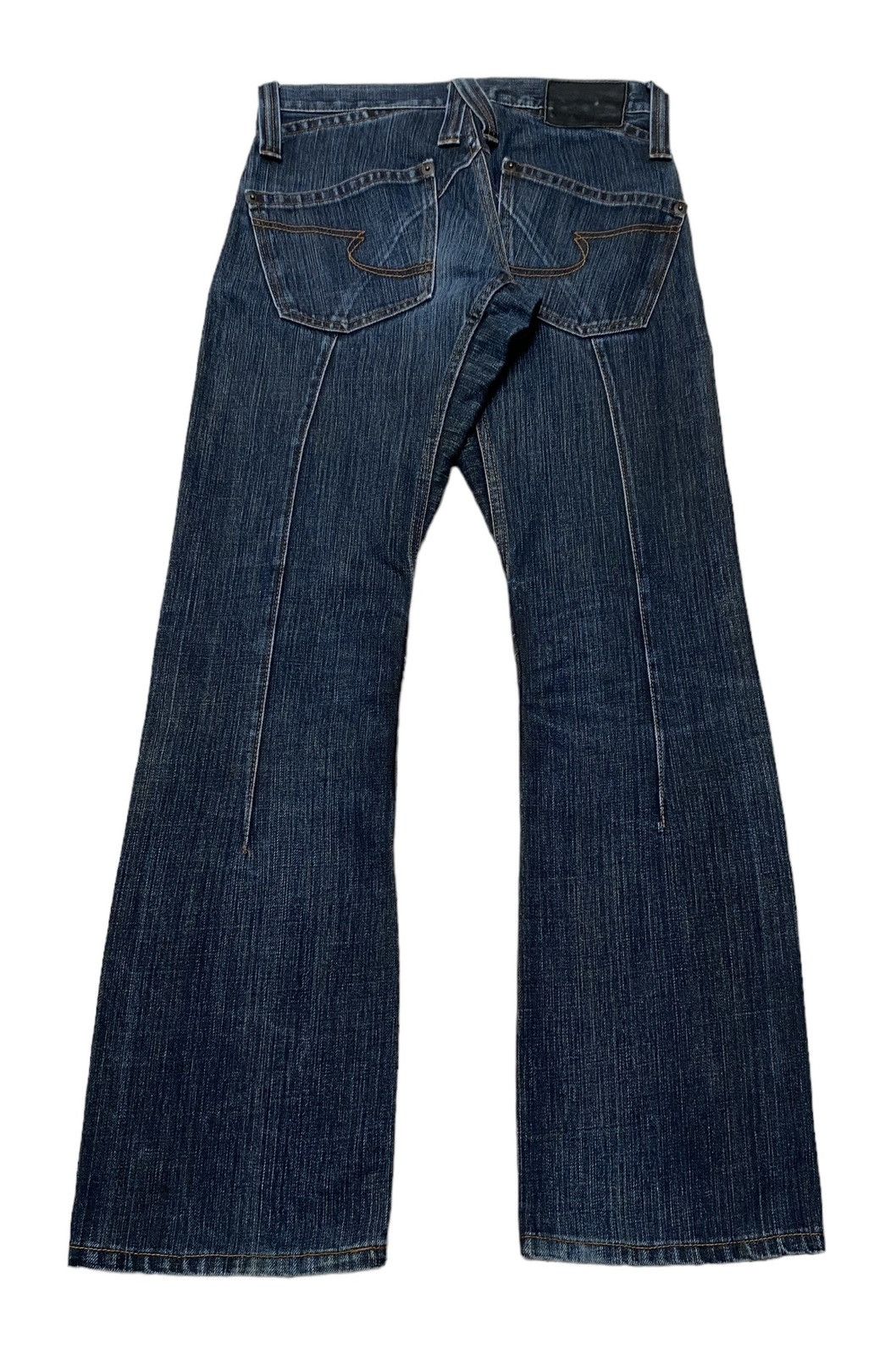 Vintage Vintage Japanese Brand Semantic Design Flared Jeans 1990s Size US 29 - 2 Thumbnail