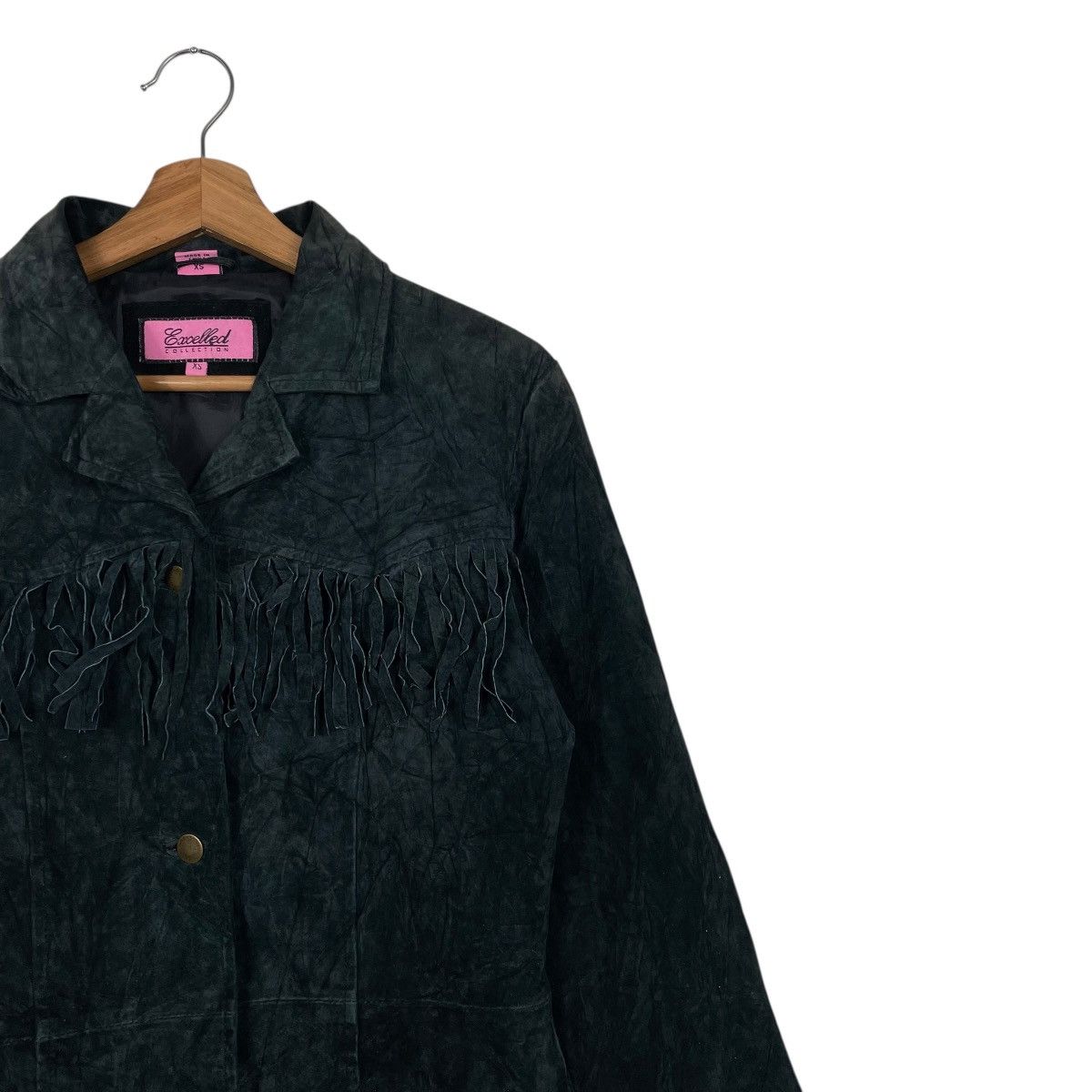 Japanese Brand Japanese Brand Excelled Collection Fringe Suede Jacket Size XS / US 0-2 / IT 36-38 - 5 Thumbnail