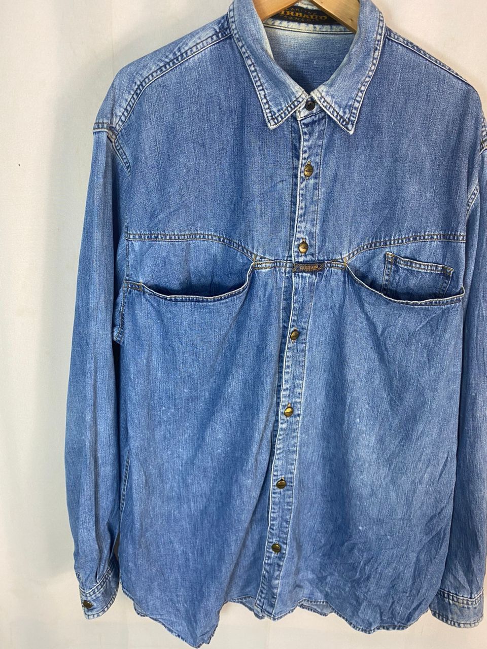 Marithe + Francois Girbaud Marithe girbaud francois button up denim jacket Size US L / EU 52-54 / 3 - 2 Thumbnail