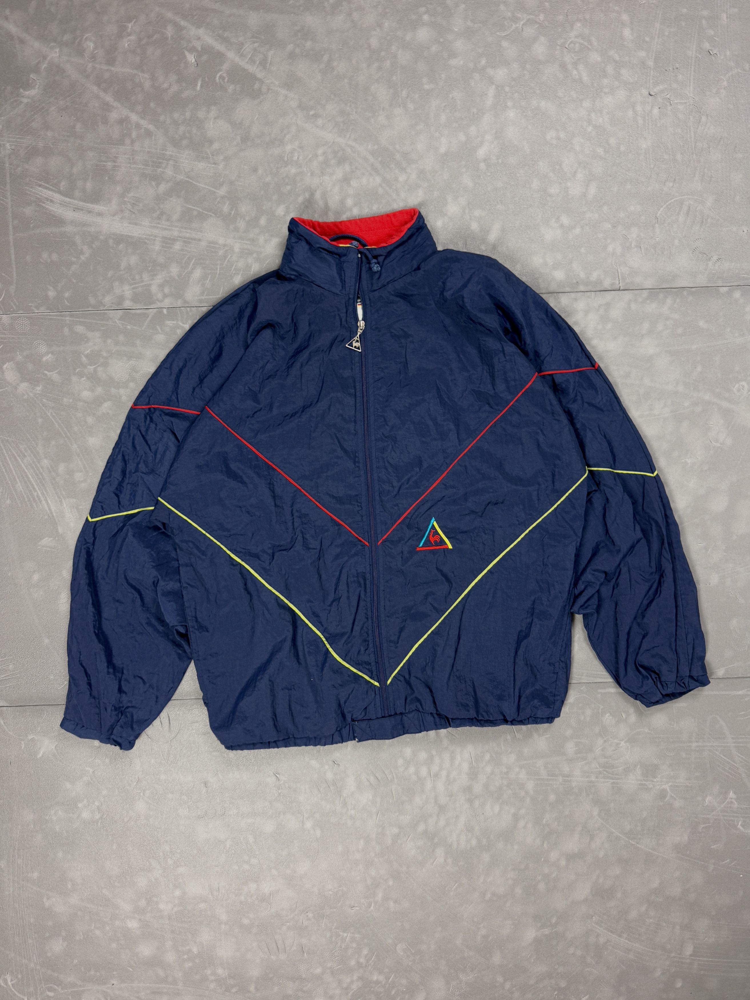 Le Coq Sportif × Vintage Le Coq Sportif windbreaker jacket boxy vintage retro 90s y2k Size US L / EU 52-54 / 3 - 1 Thumbnail