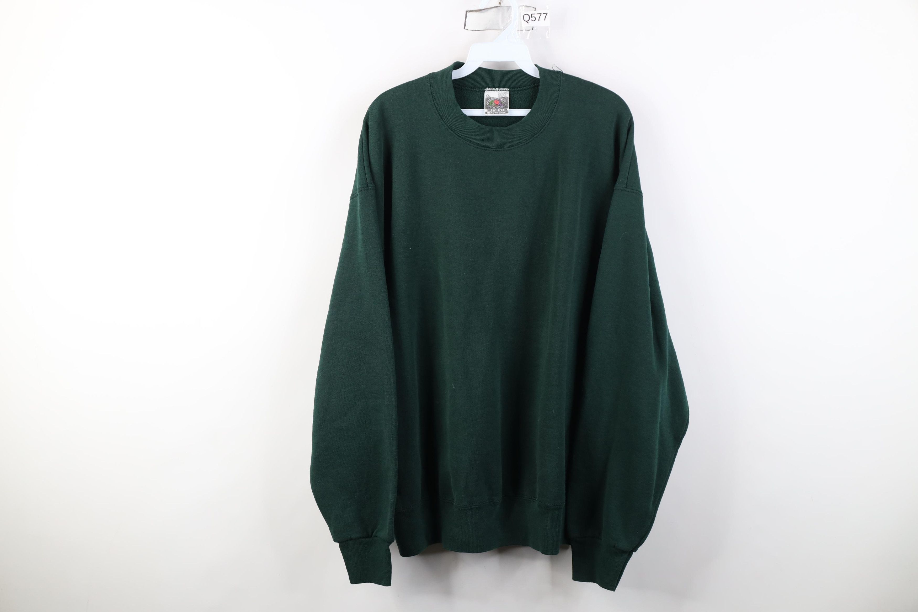 Vintage Vintage 90s Streetwear Heavyweight Crewneck Sweatshirt USA Size US XL / EU 56 / 4 - 1 Thumbnail