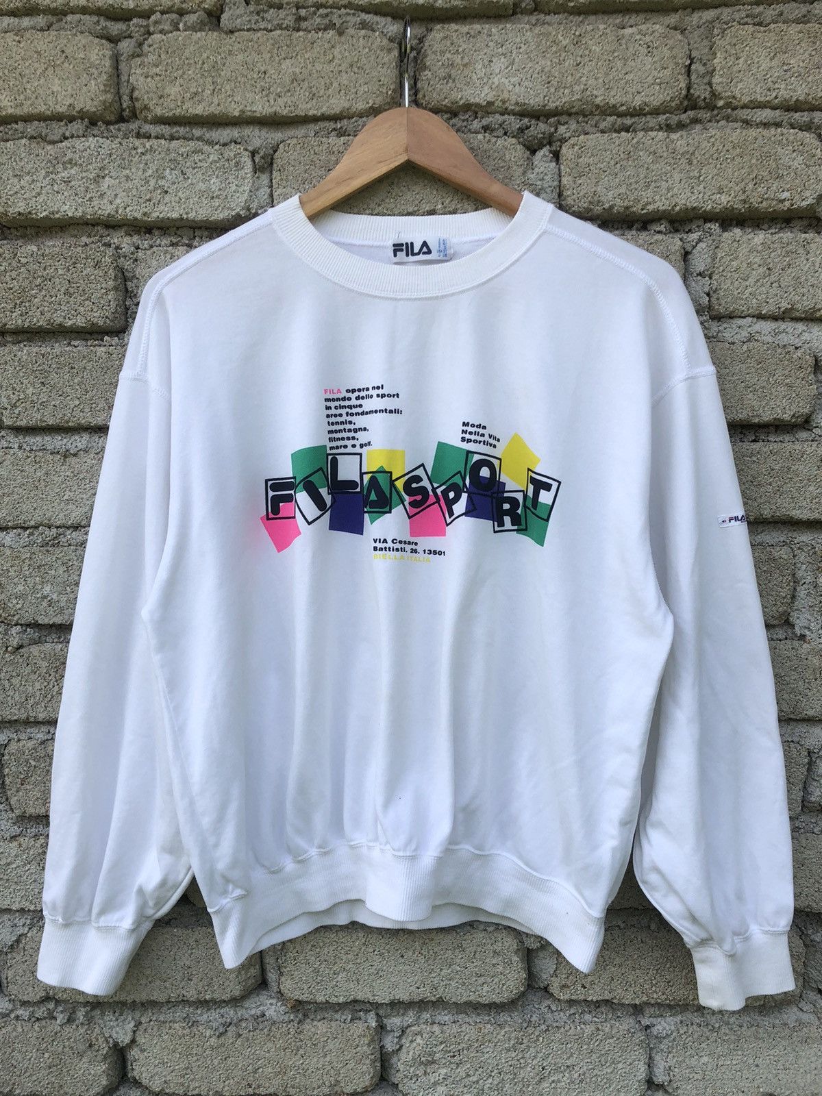 Vintage 90s Fila Sport Sweatshirt