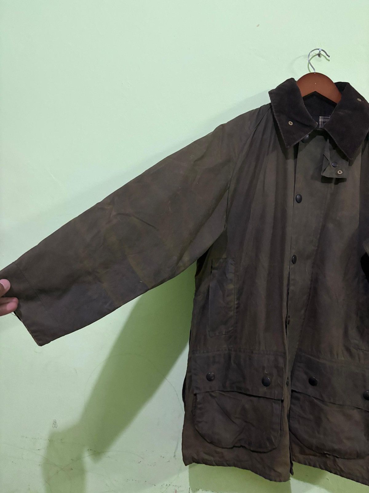Barbour VTG Barbour Beaufort Waxed Hunting Jacket Design Size US M / EU 48-50 / 2 - 2 Thumbnail