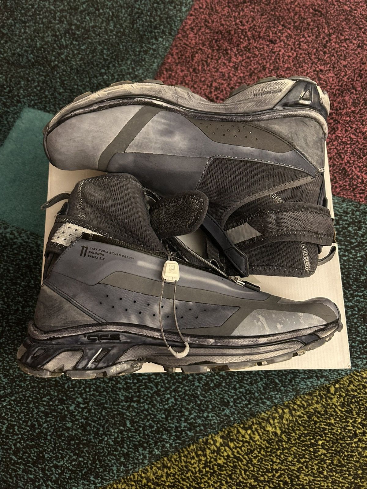 11 By Boris Bidjan Saberi Salomon x Boris Bidjan Saberi 11 – 3.X Black Dye Size US 11 / EU 44 - 1 Thumbnail