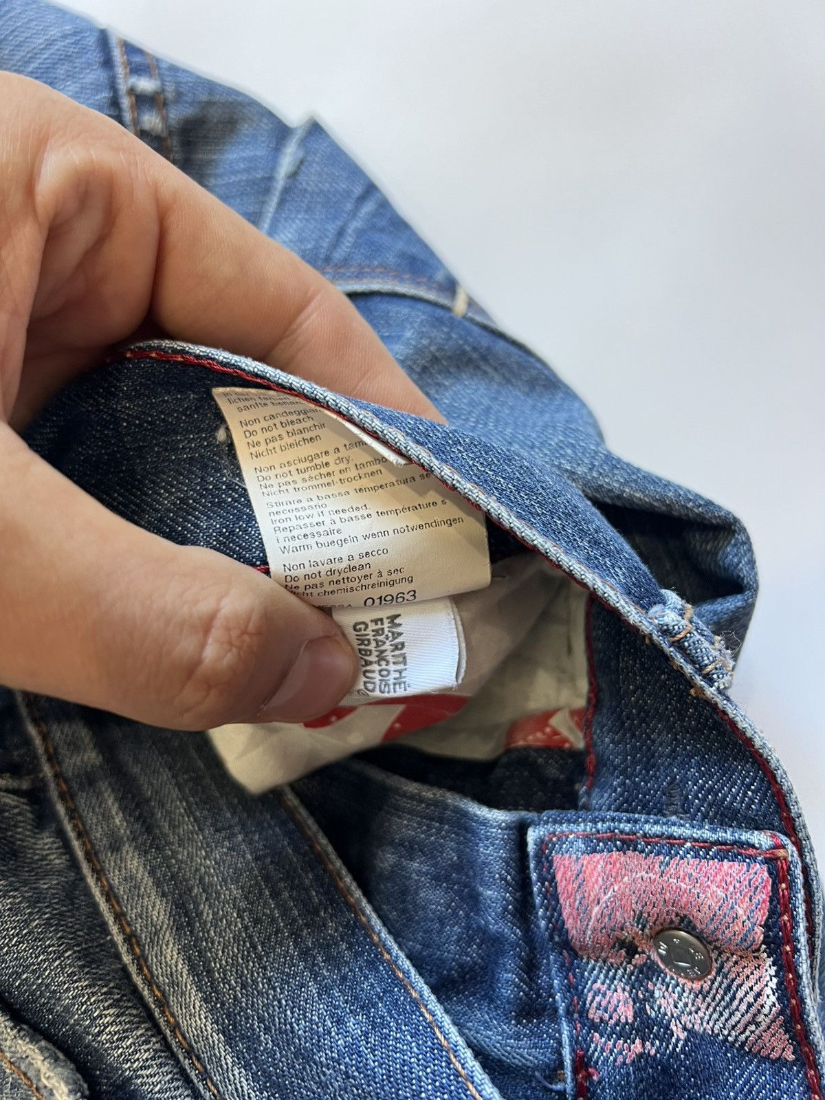 Marithe + Francois Girbaud Marithe Francois Girbaud Blue Denim Pants Jeans Size 28" / US 6 / IT 42 - 7 Thumbnail