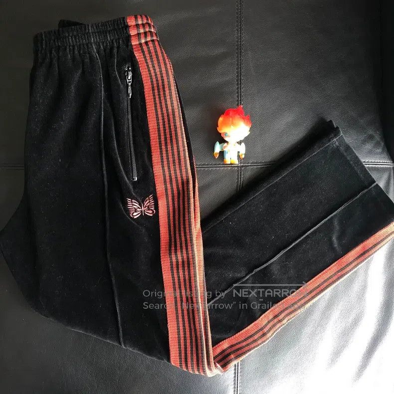 Needles Needles size M Black and Orange Velvet Butterfly Pants Size US 32 / EU 48 - 6 Thumbnail