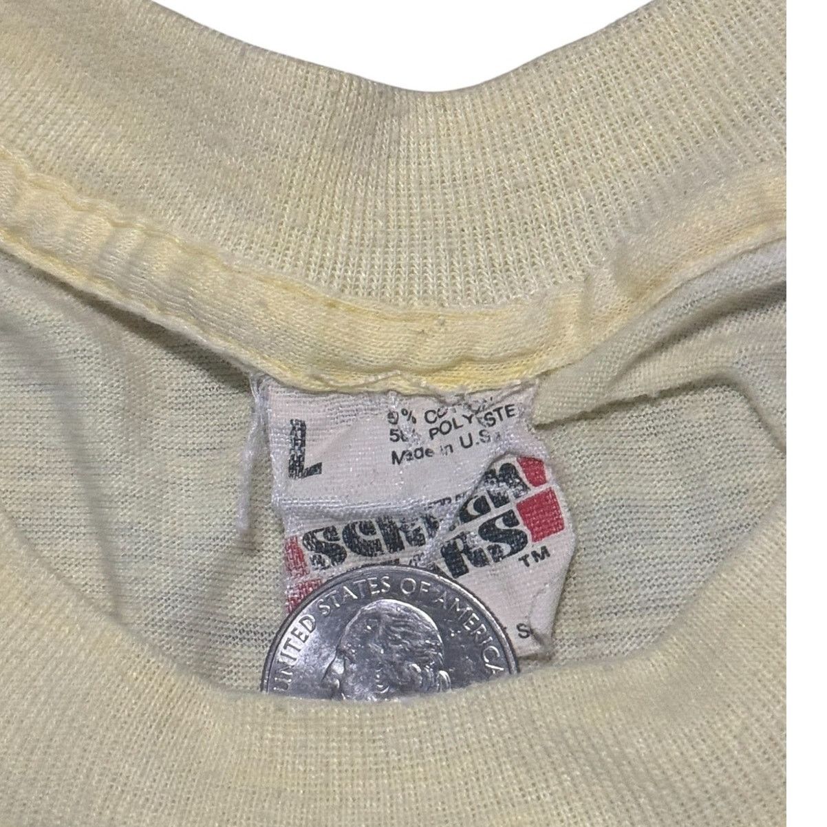 Vintage Vintage 80s Lefties Are Better Lovers Tee Screen Stars RARE Size US L / EU 52-54 / 3 - 3 Thumbnail